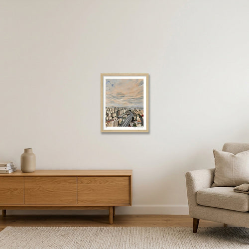 Amman, Jordan  — 28×35cm, 11×14" Oak Frame
