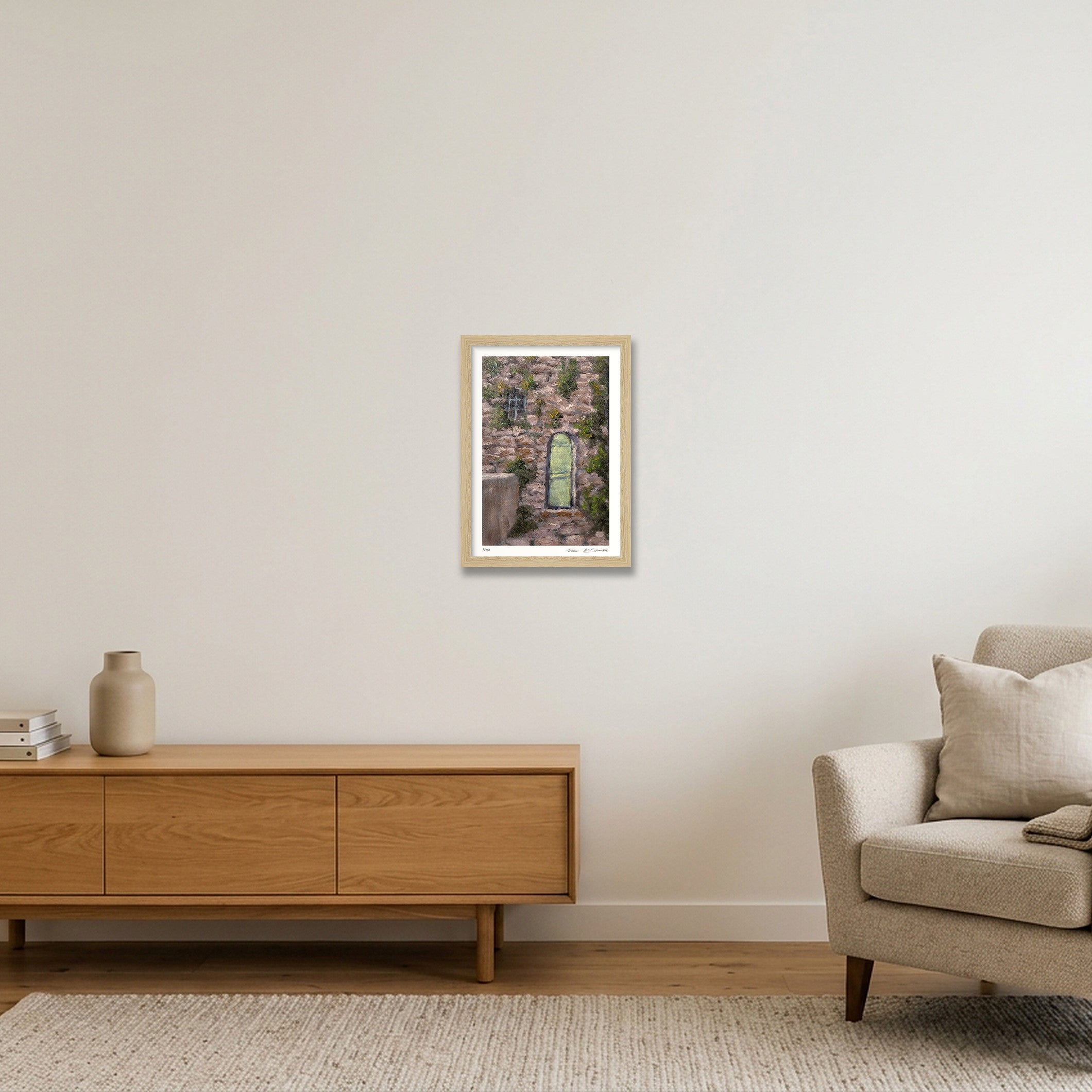 Ajul 01, Palestine  — A4 (21×30cm, 8×12") Oak Frame