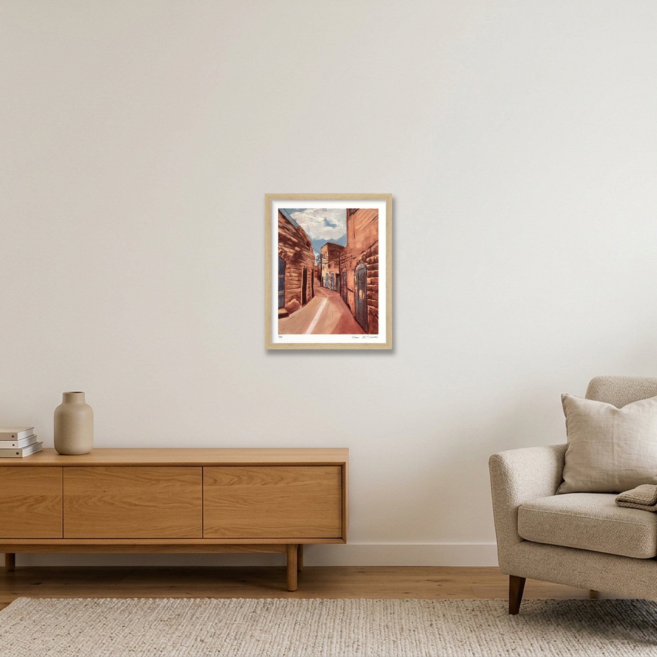 Shafa Amr, Palestine — 28×35cm, 11×14" Oak Frame
