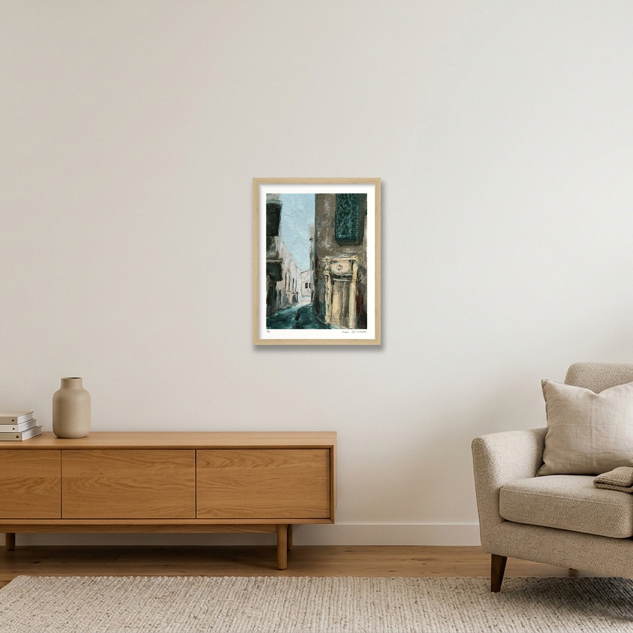 Al Khaleel 02, Palestine — 30×40cm, 12×16" Oak Frame