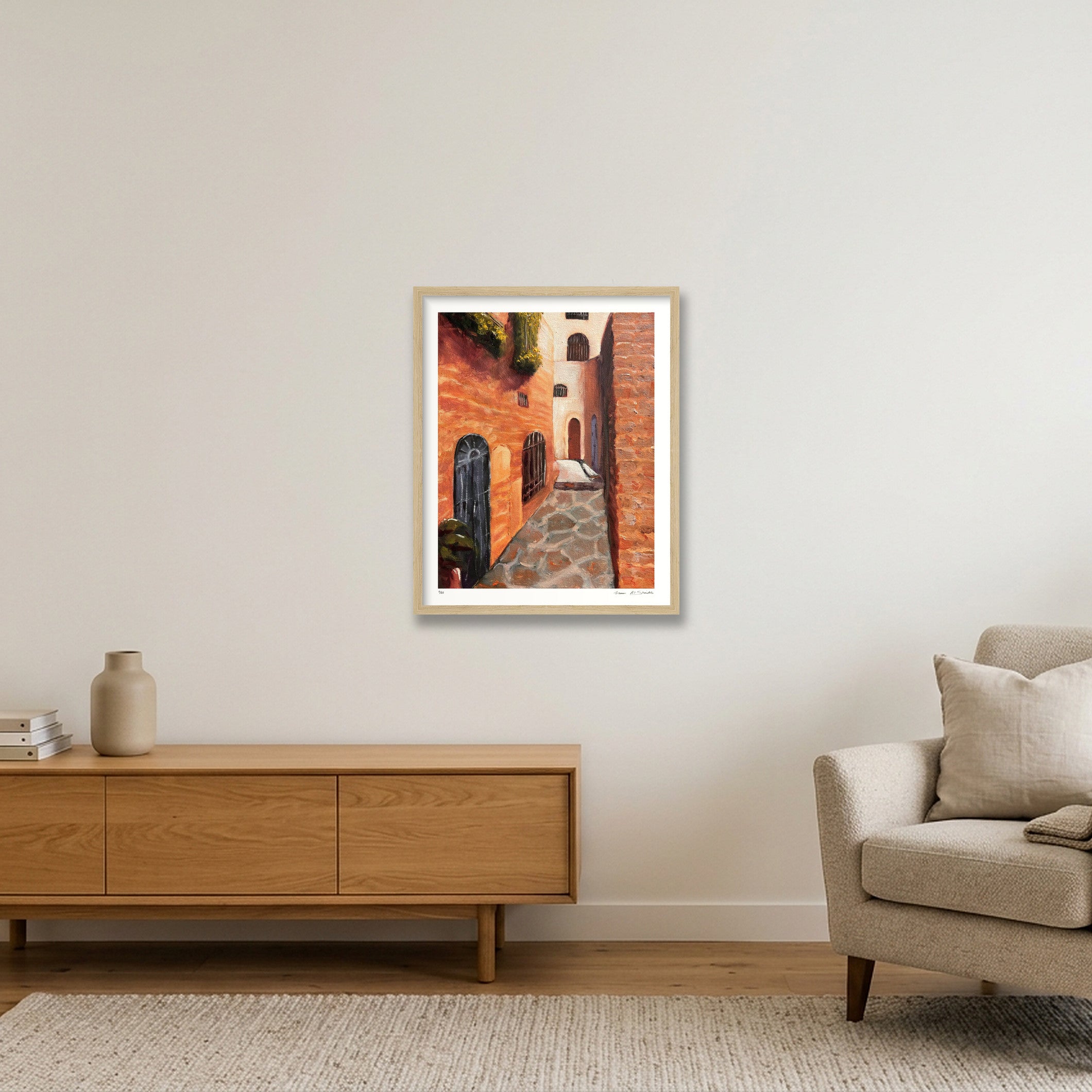 Yaffa, Palestine — 40×50cm, 16×20" Oak Frame