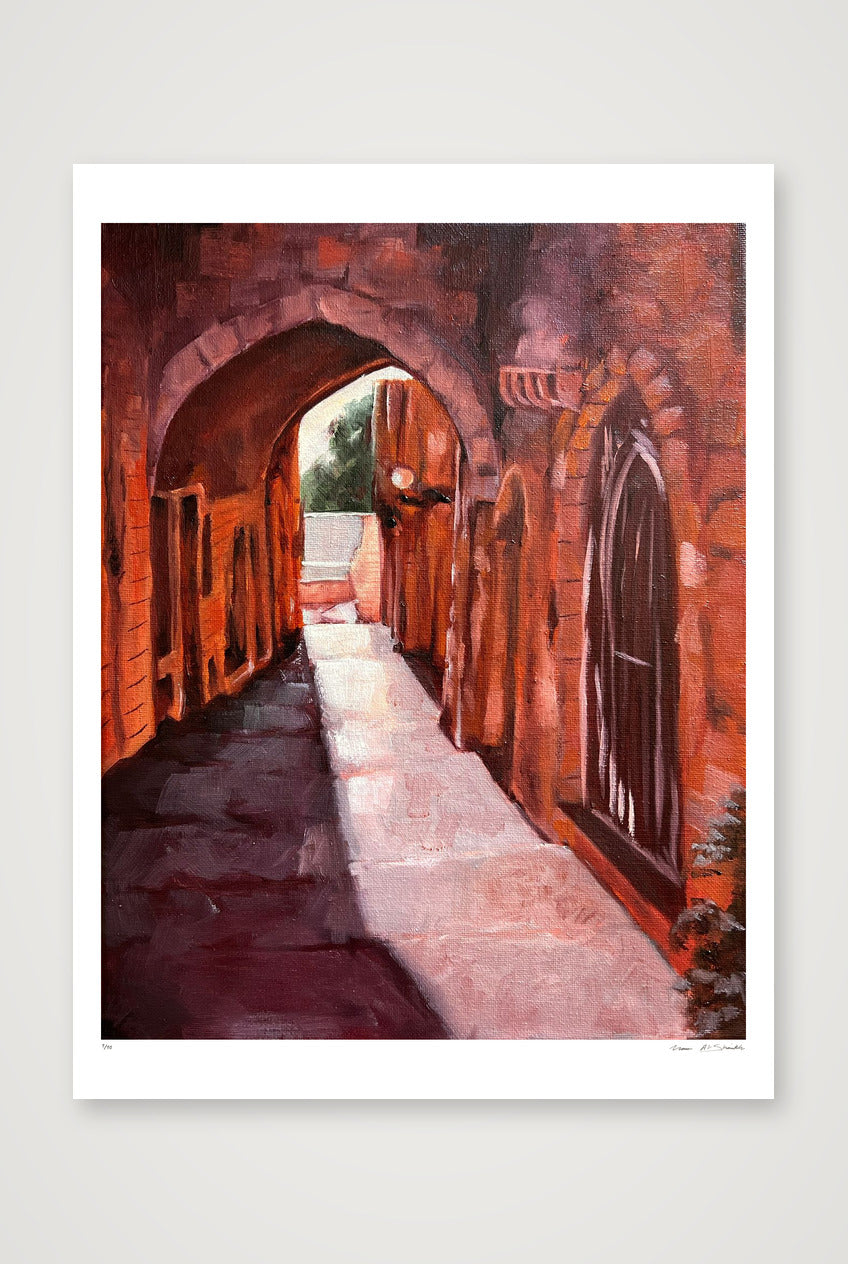 Jerusalem Streets, Palestine — 60×80cm, 24×31" Print only