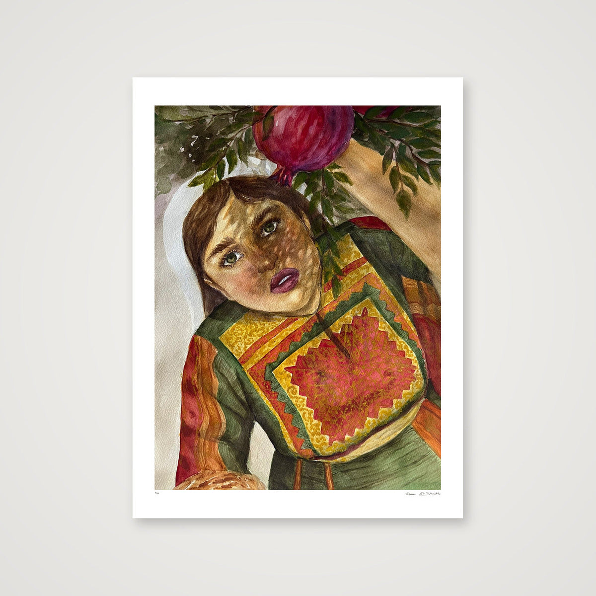 Traditional Palestinian Thobe Series 013 — 60×80cm, 24×31" Print only