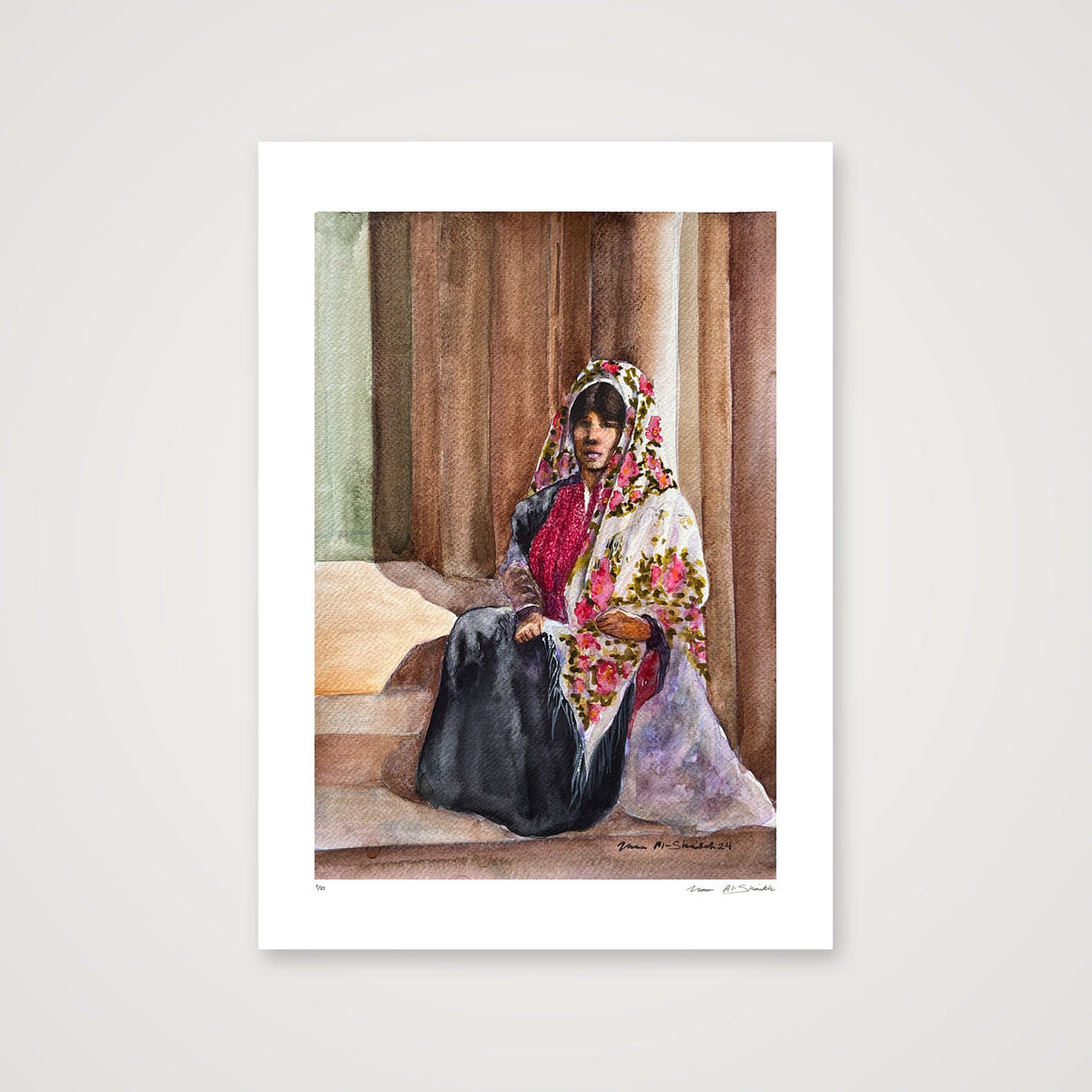 Traditional Palestinian Thobe Series 03 — 42×59cm, 17×23" Print only