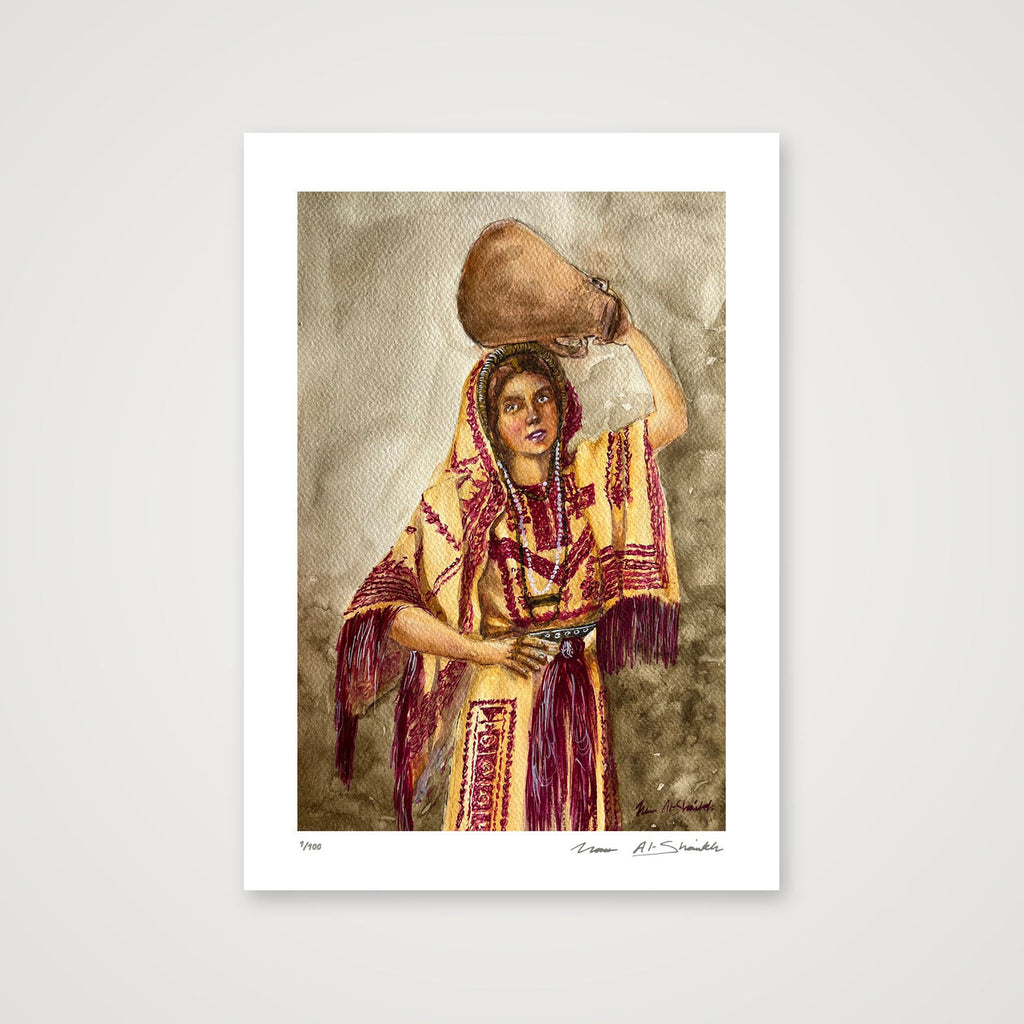 Traditional Palestinian Thobe Series 06 — A4 (21×30cm, 8×12") Print only