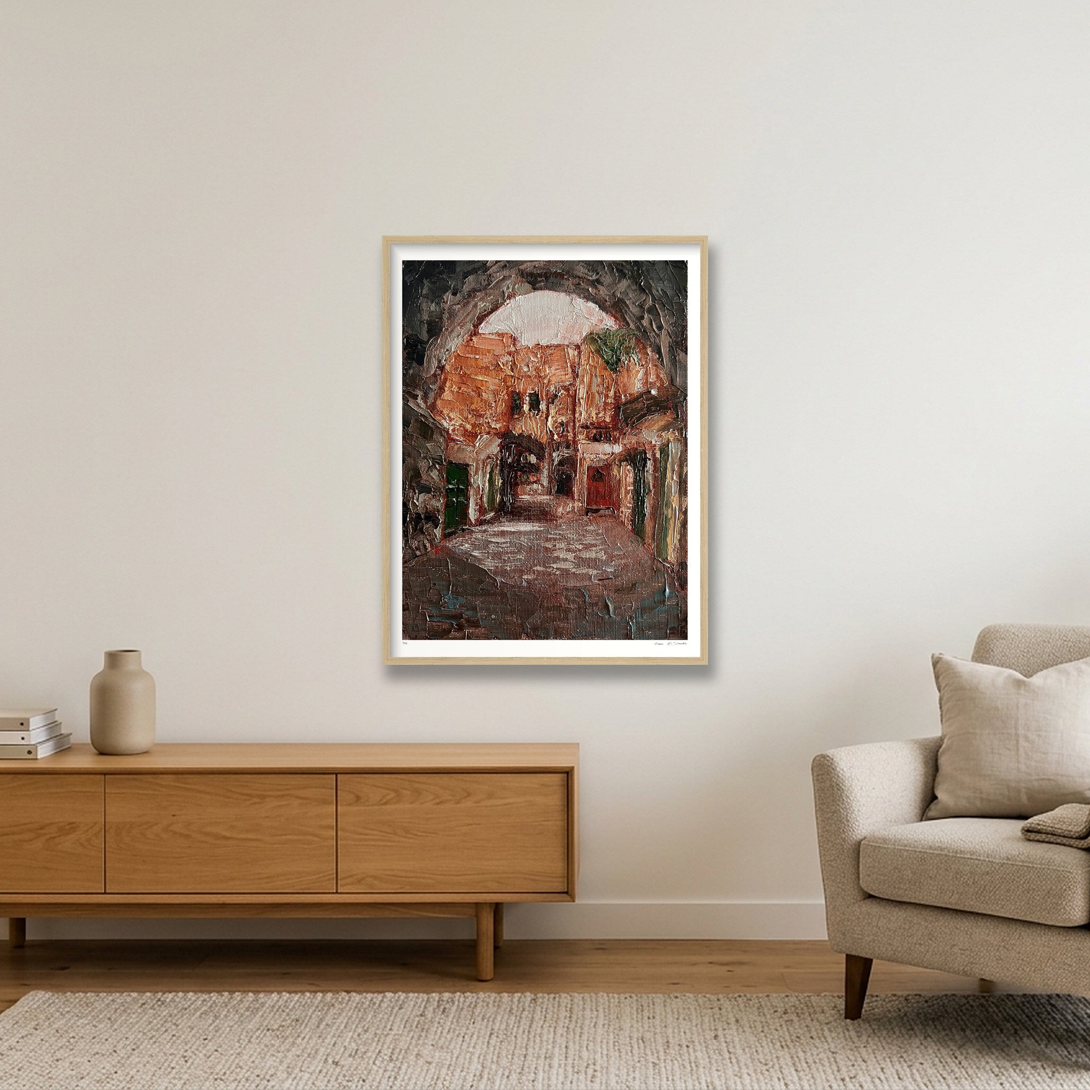 Al Khaleel 03, Palestine — 60×80cm, 24×31" Oak Frame