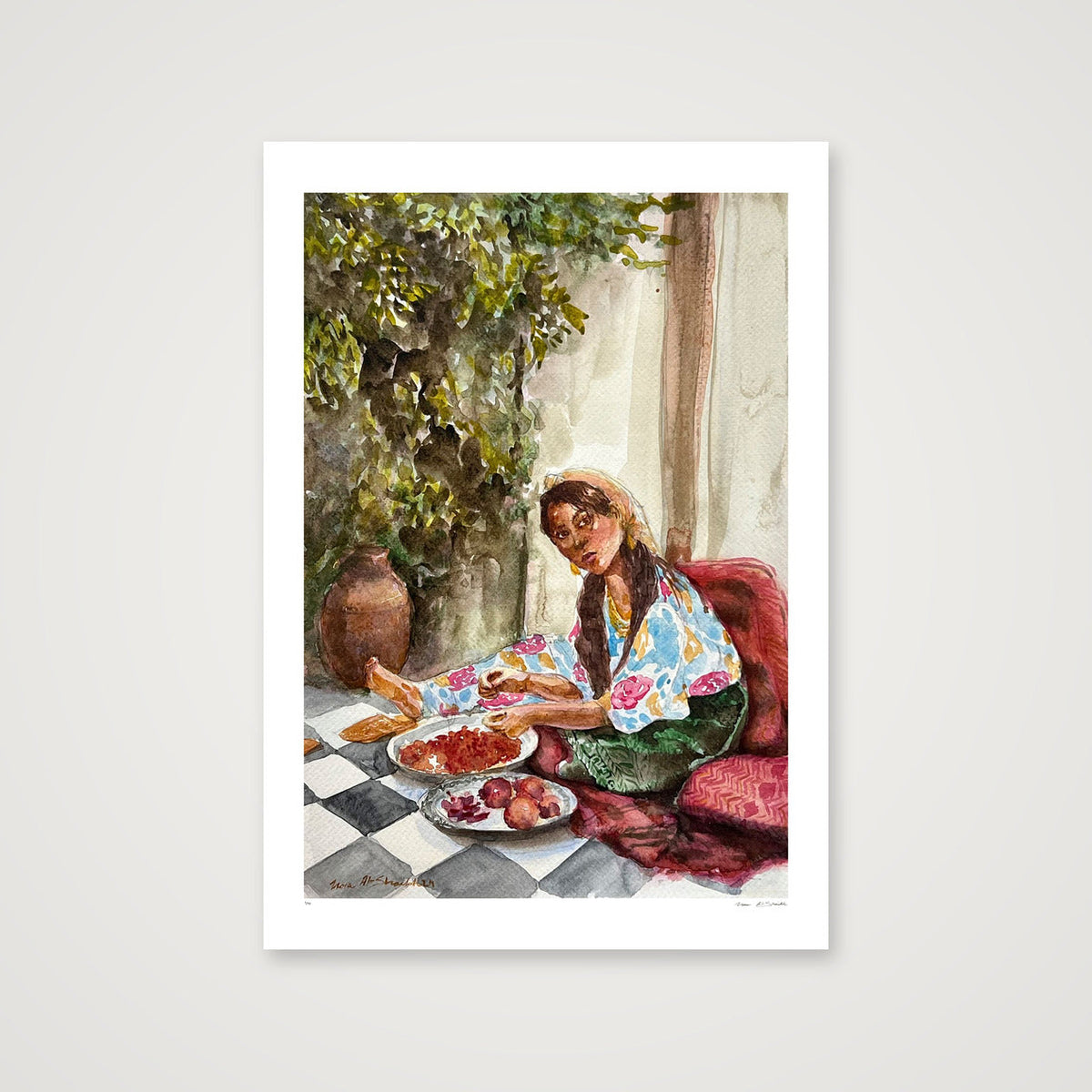 Traditional Palestinian Thobe Series 02 — 70×100cm, 28×39" Print only