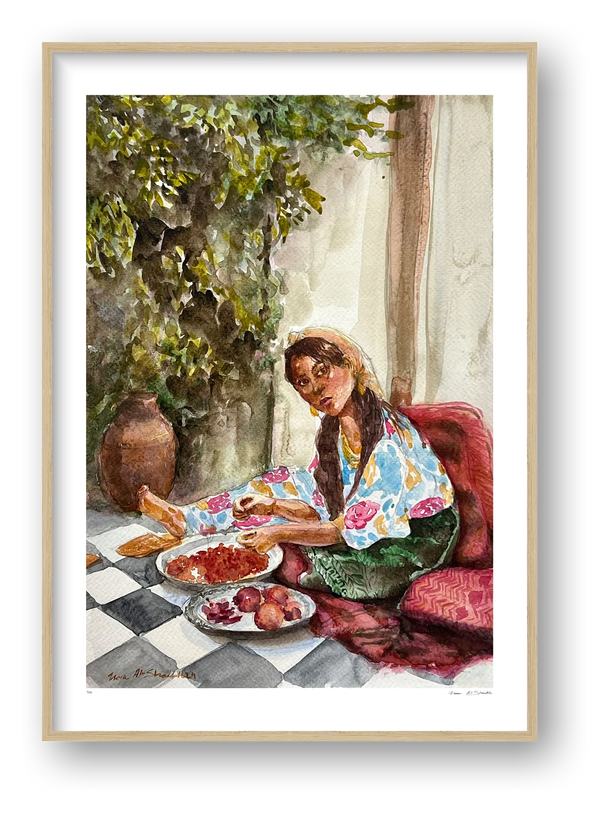 Traditional Palestinian Thobe Series 02 — framed