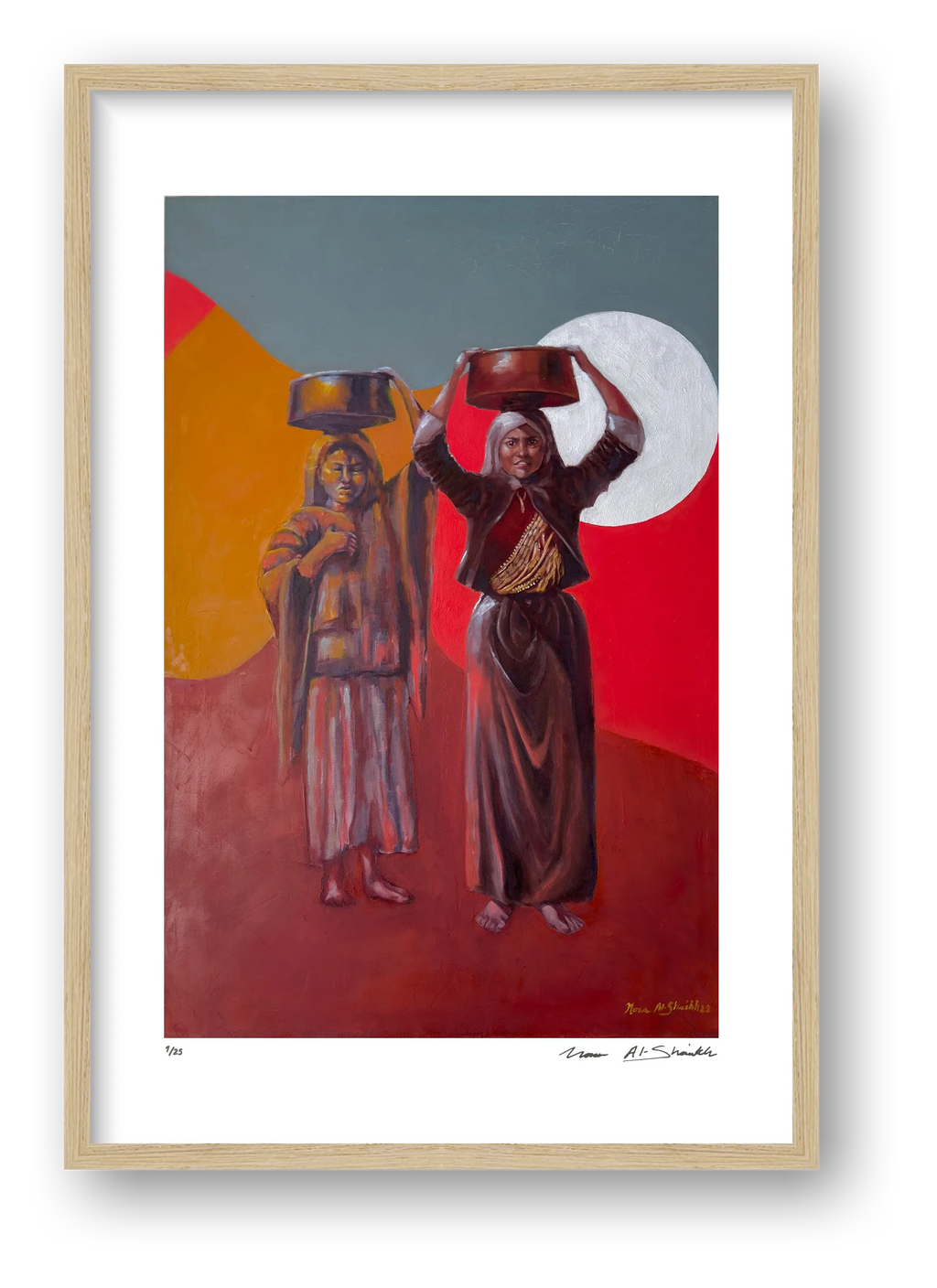 Women of Jerusalem 1890 — framed