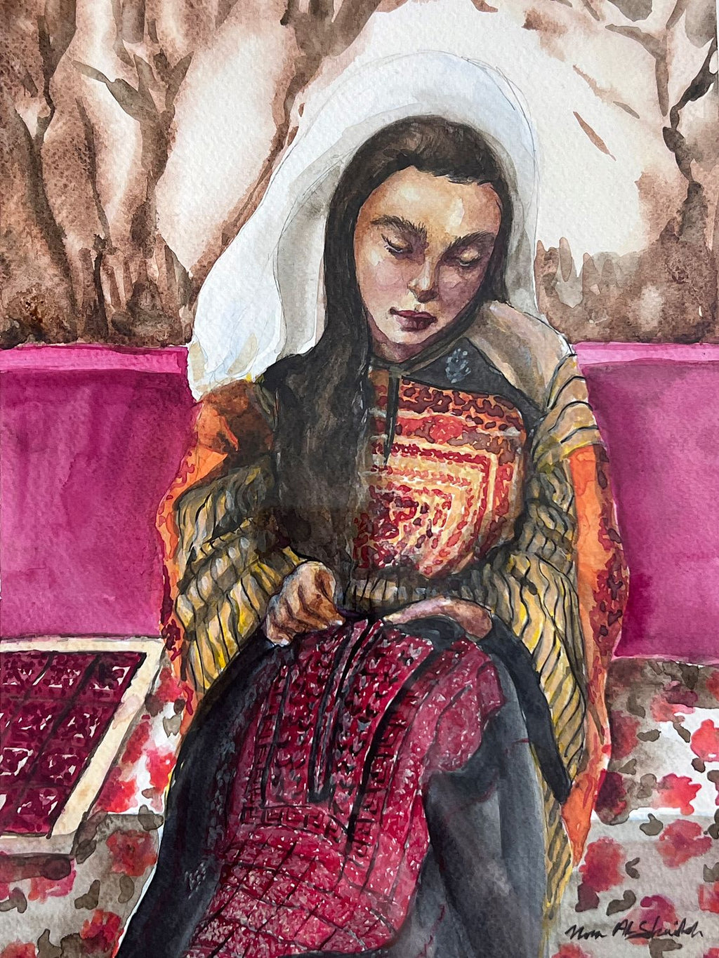 Traditional Palestinian Thobe Series 09