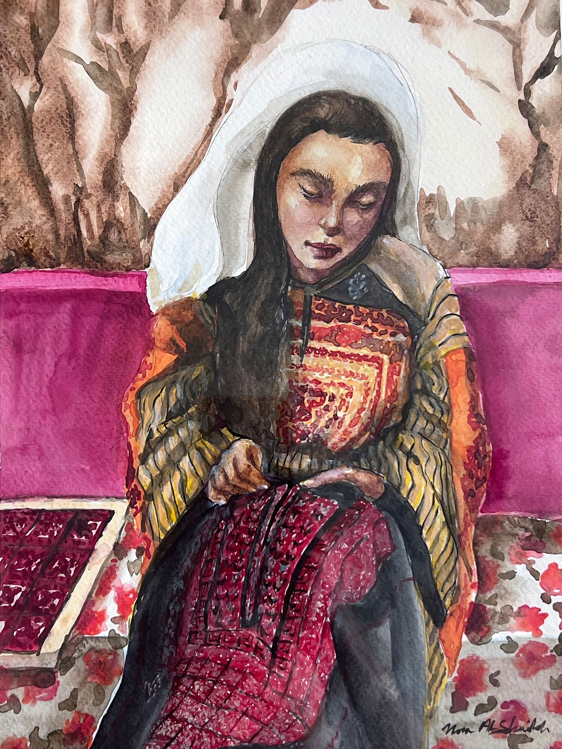Traditional Palestinian Thobe Series 09