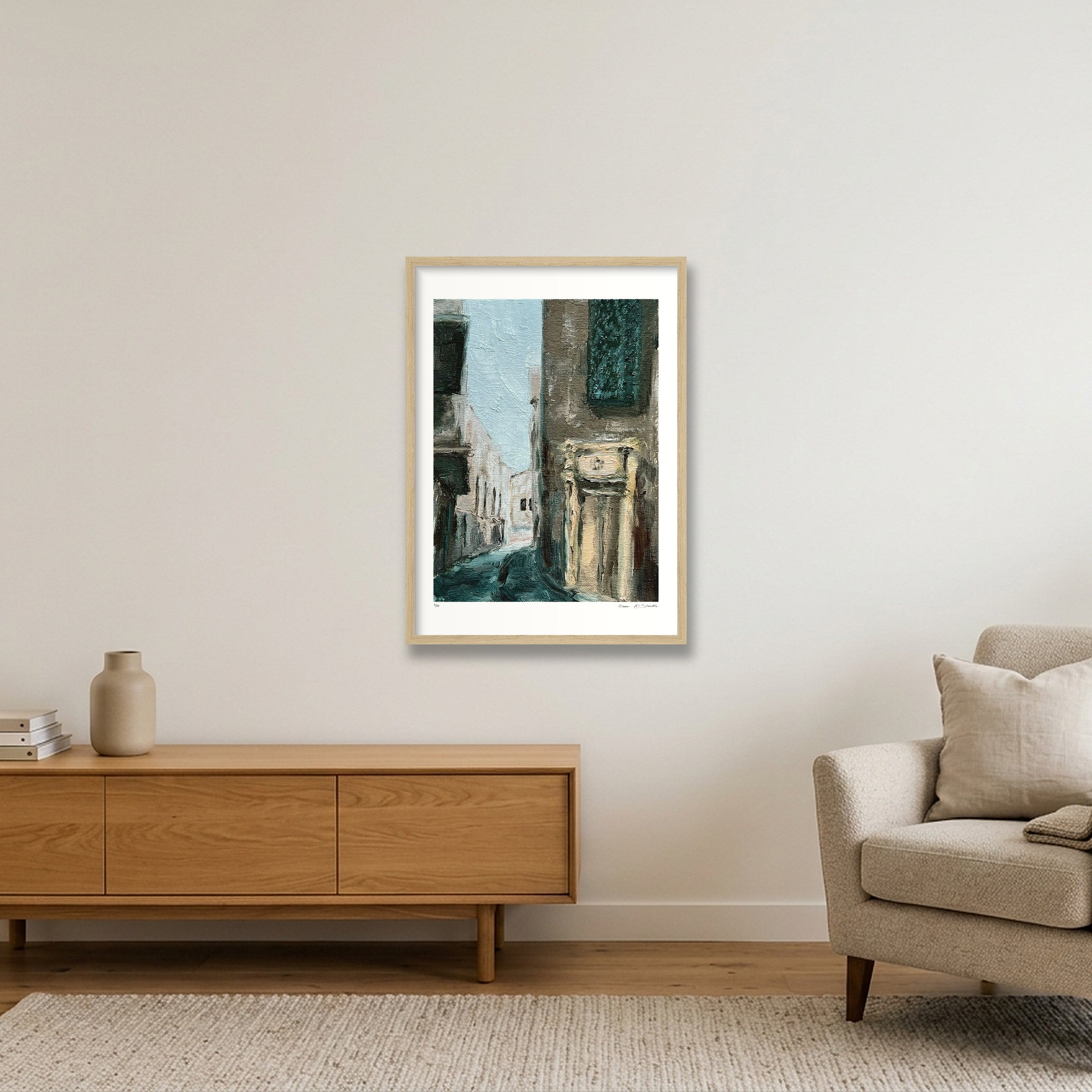 Al Khaleel 02, Palestine — 42×59cm, 17×23" Oak Frame