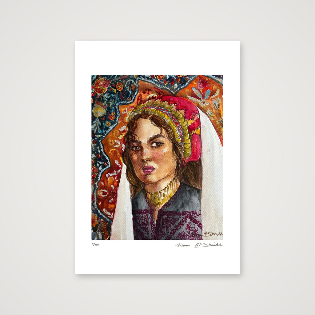 Traditional Palestinian Thobe Series 011 — A4 (21×30cm, 8×12") Print only