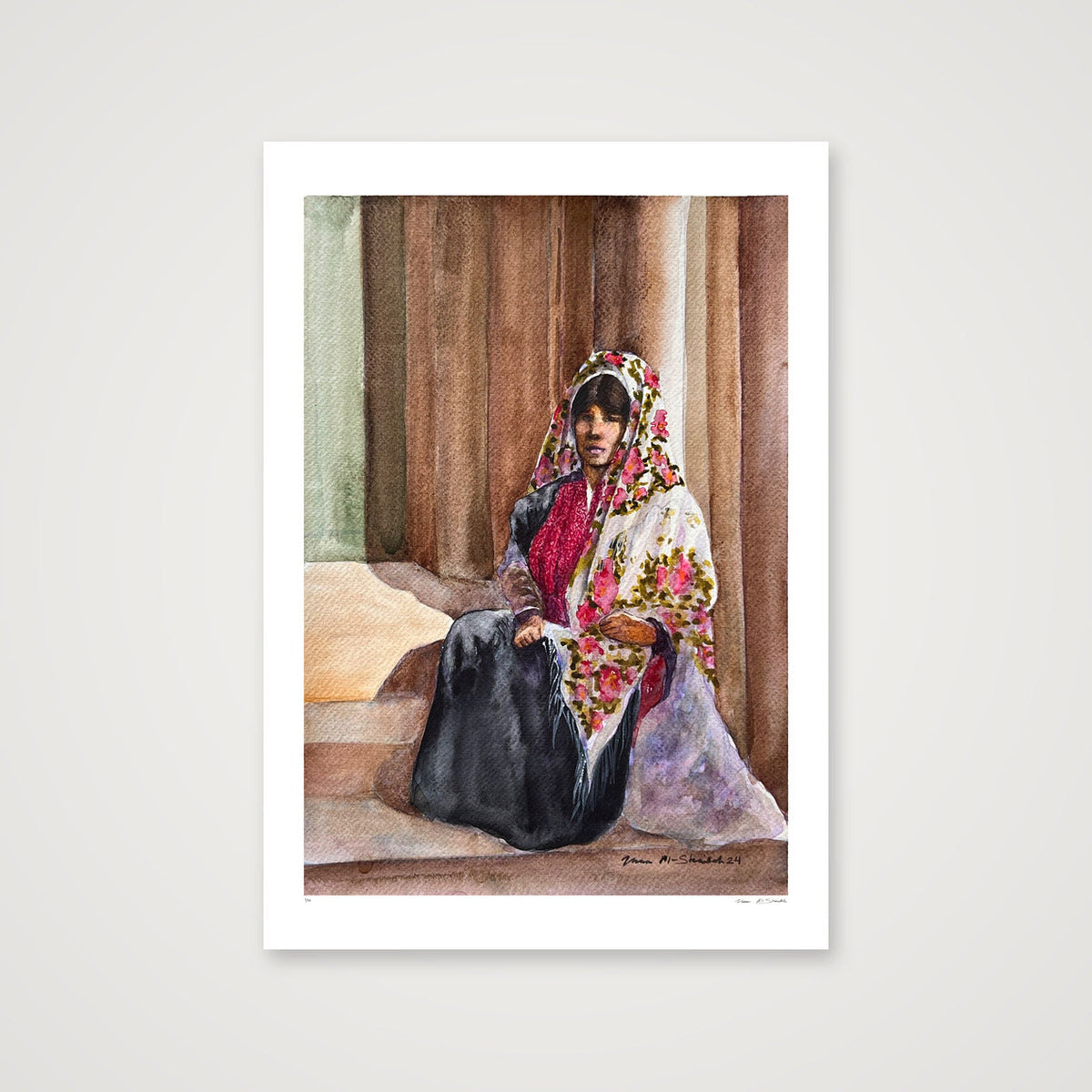 Traditional Palestinian Thobe Series 03 — 70×100cm, 28×39" Print only