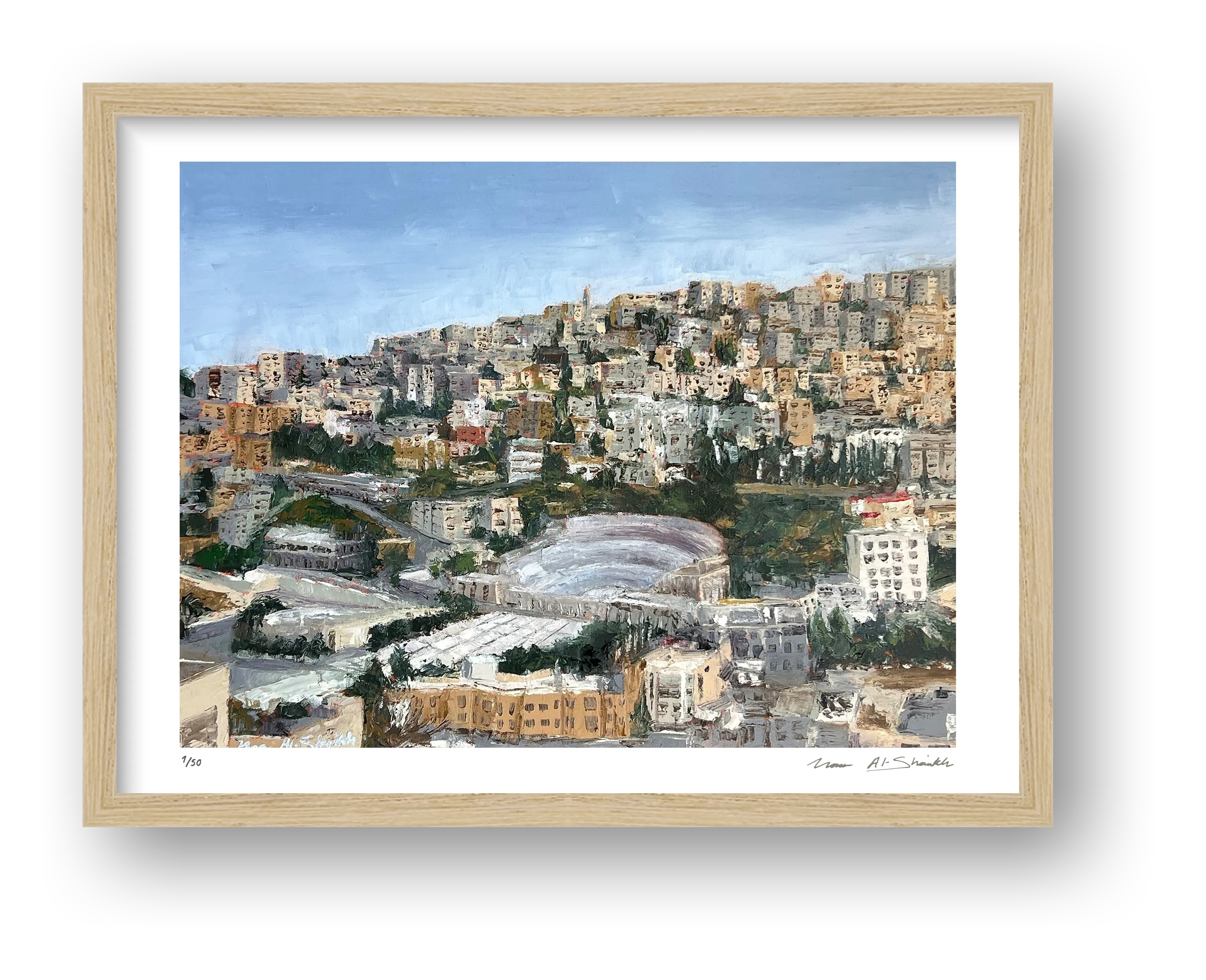 The Roman Theater, Jordan  — framed