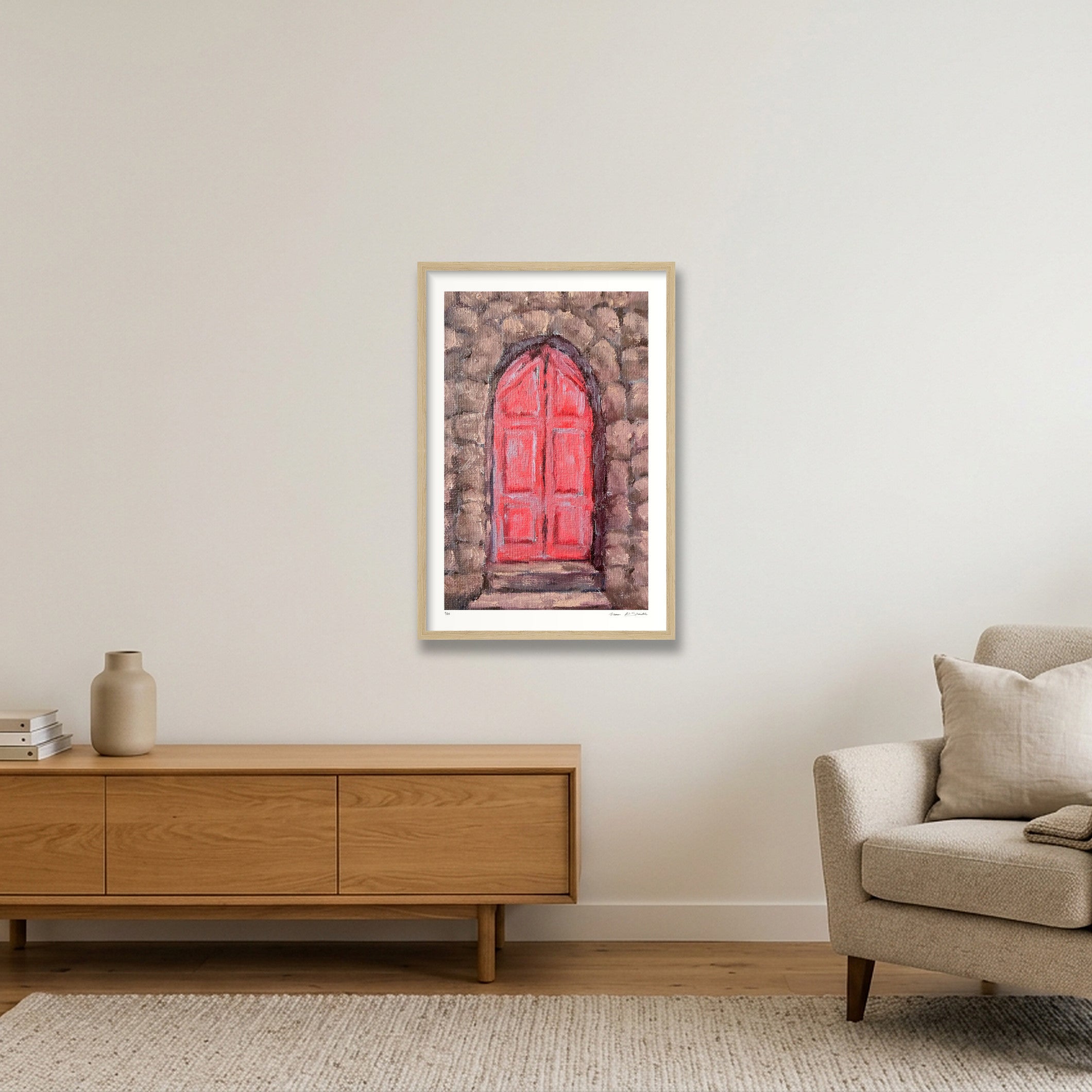 Ajul 02, Palestine  — 40×60cm, 16×24" Oak Frame