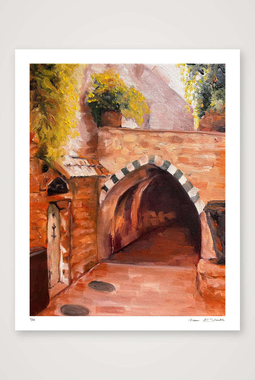 Jerusalem Neighborhood, Palestine  — 40×50cm, 16×20" Print only
