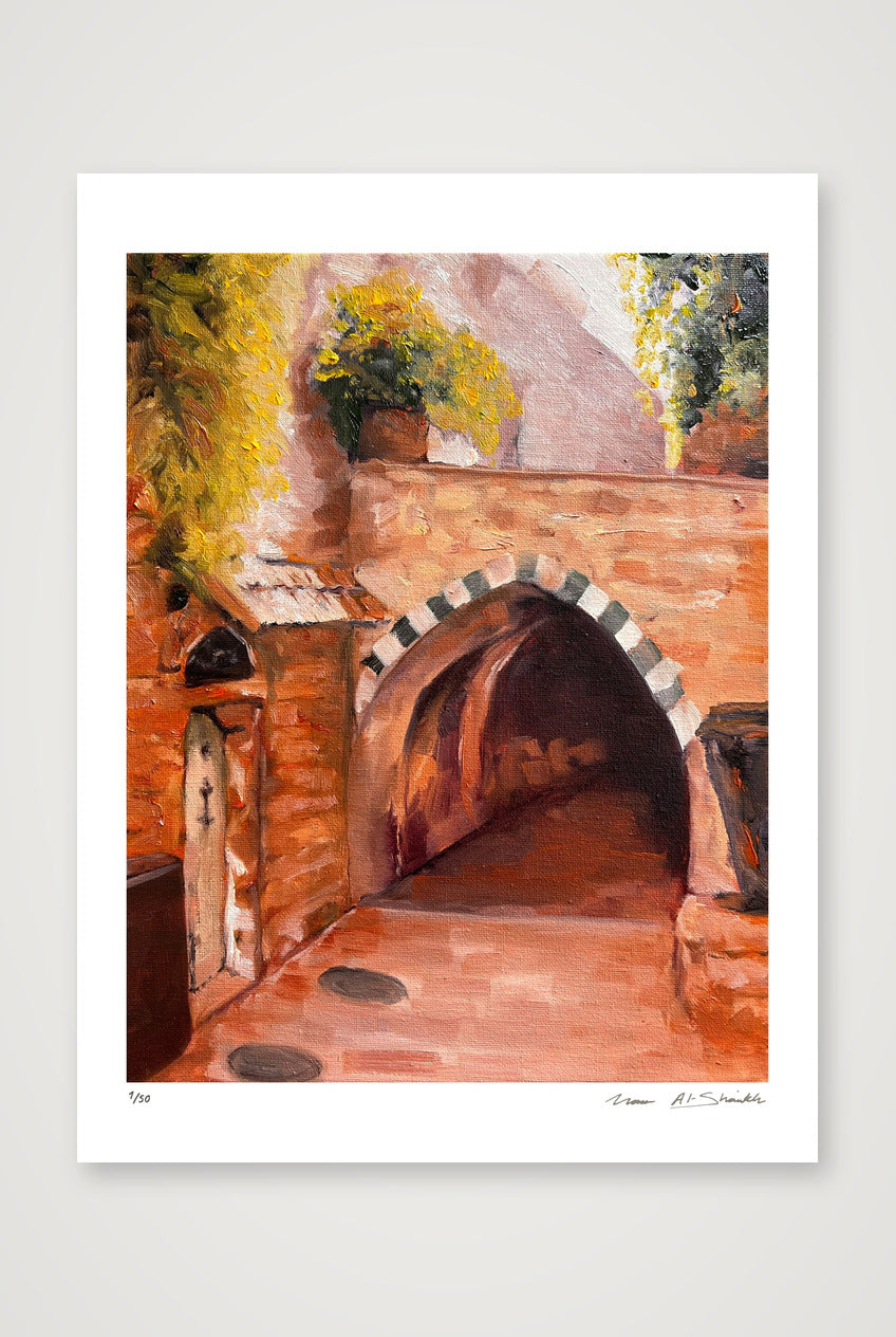 Jerusalem Neighborhood, Palestine  — 30×40cm, 12×16" Print only