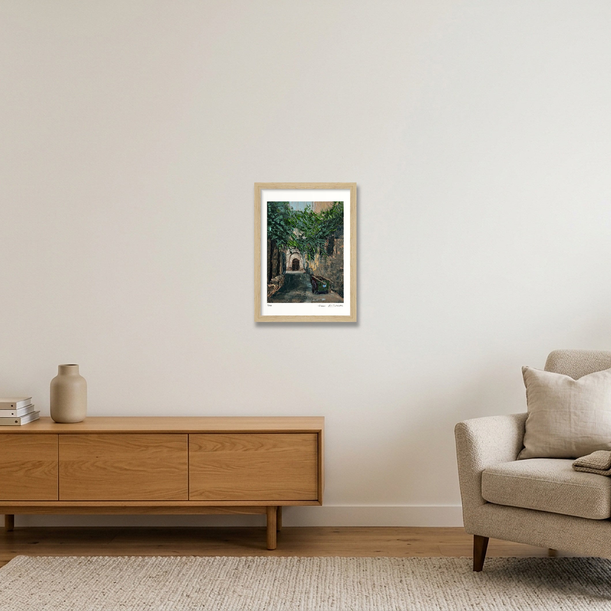 Nablus 02, Palestine — A4 (21×30cm, 8×12") Oak Frame