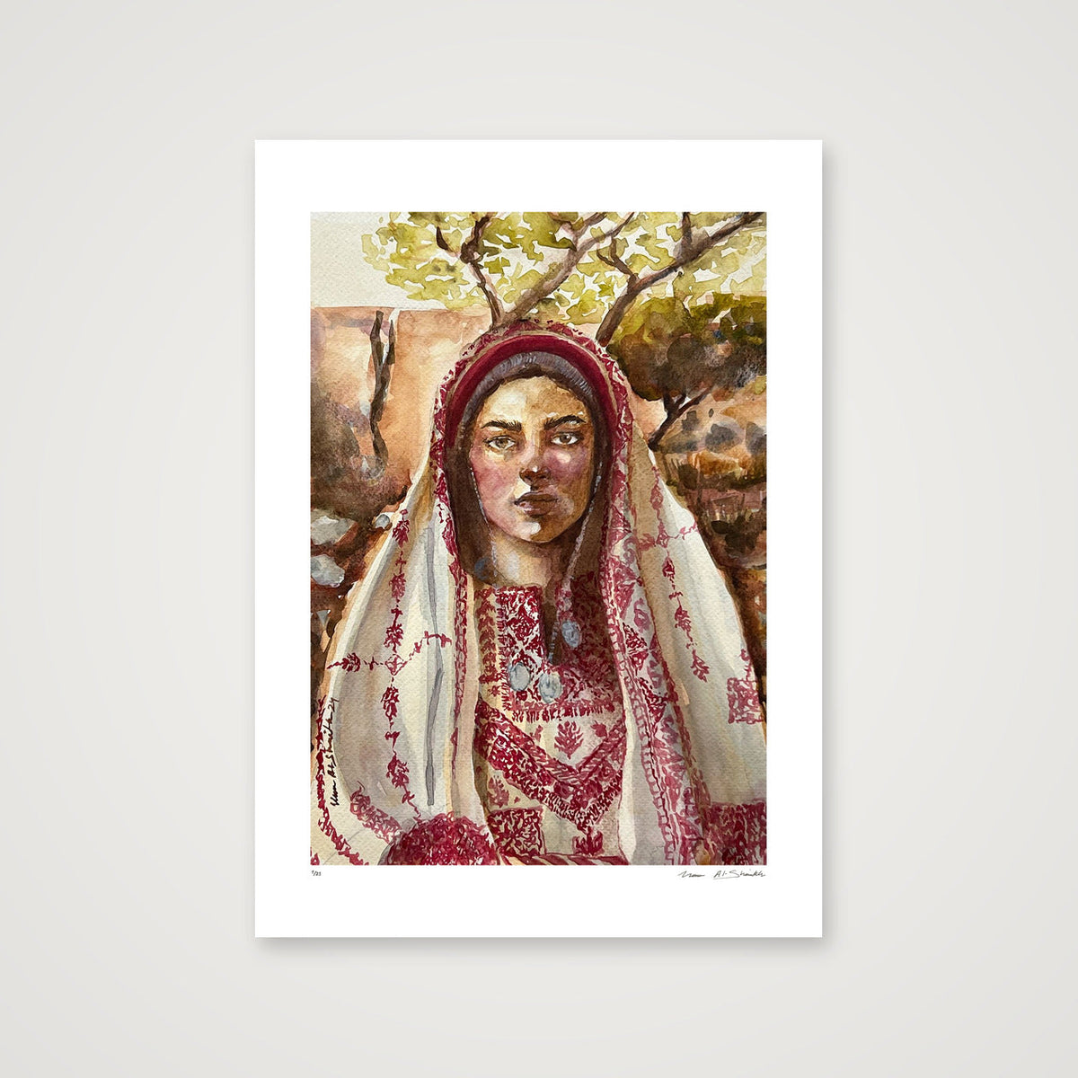 Traditional Palestinian Thobe Series 05 — 42×59cm, 17×23" Print only
