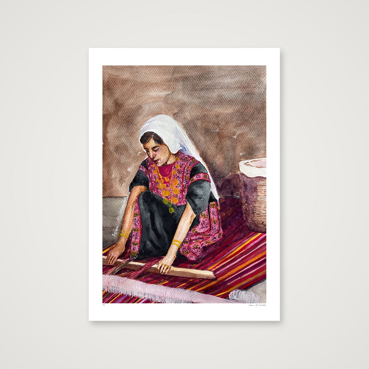 Traditional Palestinian Thobe Series 08 — 70×100cm, 28×39" Print only