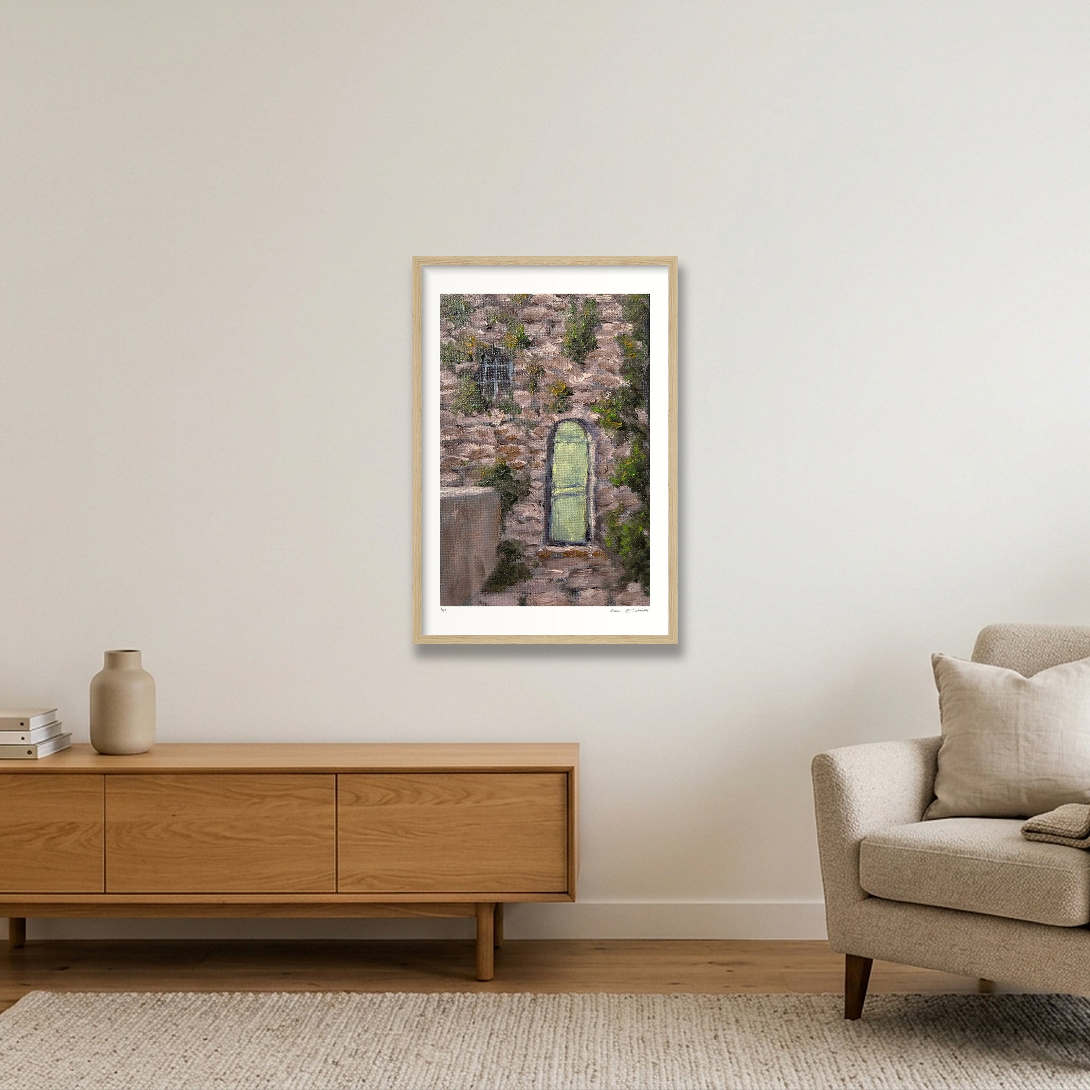 Ajul 01, Palestine  — 40×60cm, 16×24" Oak Frame