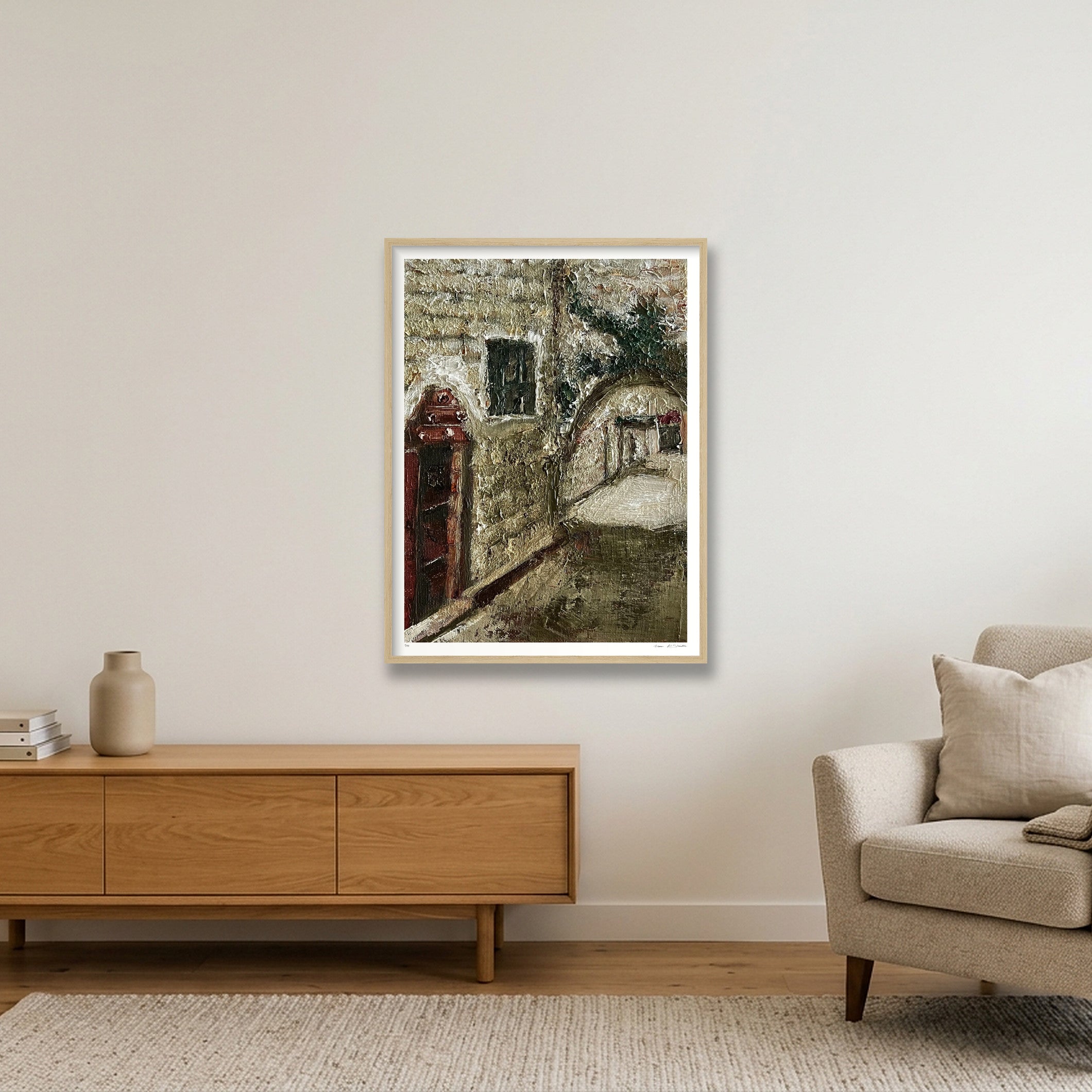Nablus 03, Palestine — 60×80cm, 24×31" Oak Frame