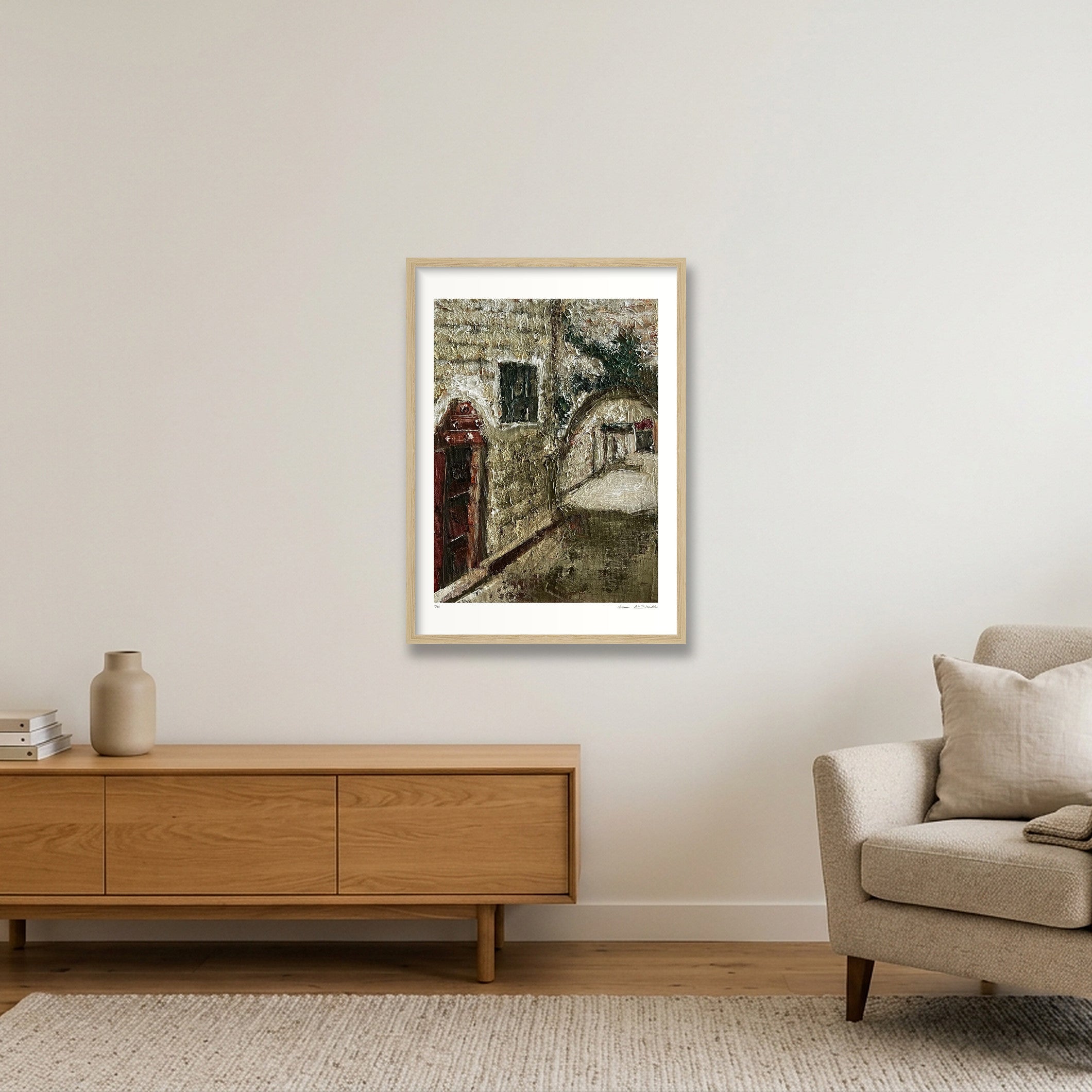 Nablus 03, Palestine — 42×59cm, 17×23" Oak Frame