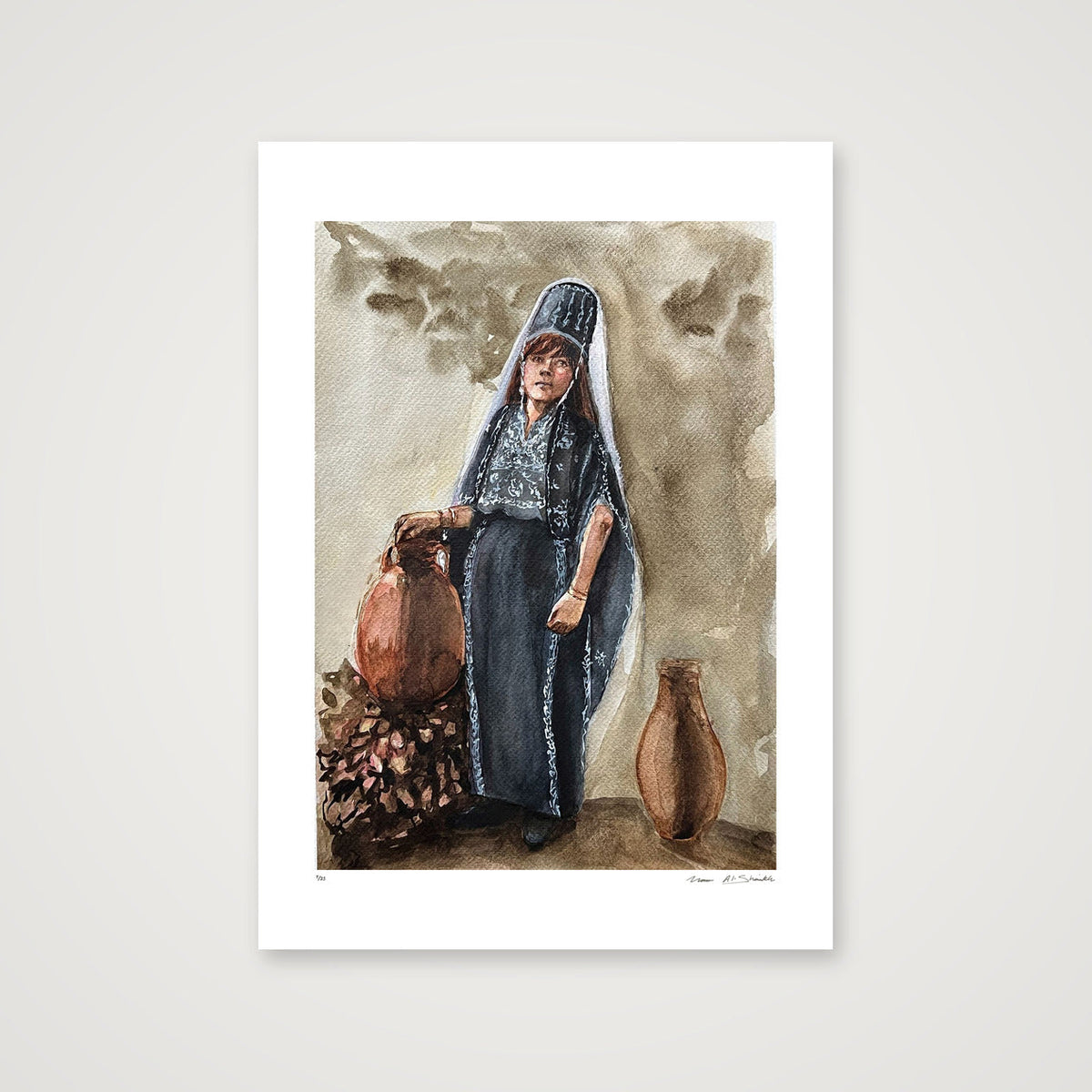 Traditional Palestinian Thobe Series 04 — 42×59cm, 17×23" Print only