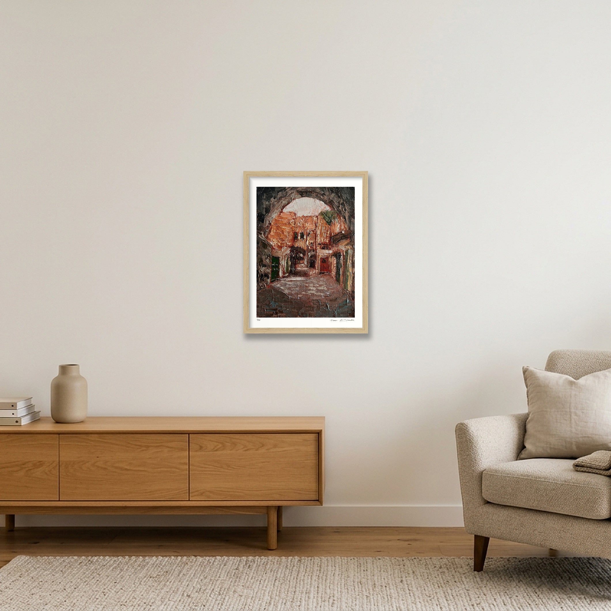 Al Khaleel 03, Palestine — 30×40cm, 12×16" Oak Frame