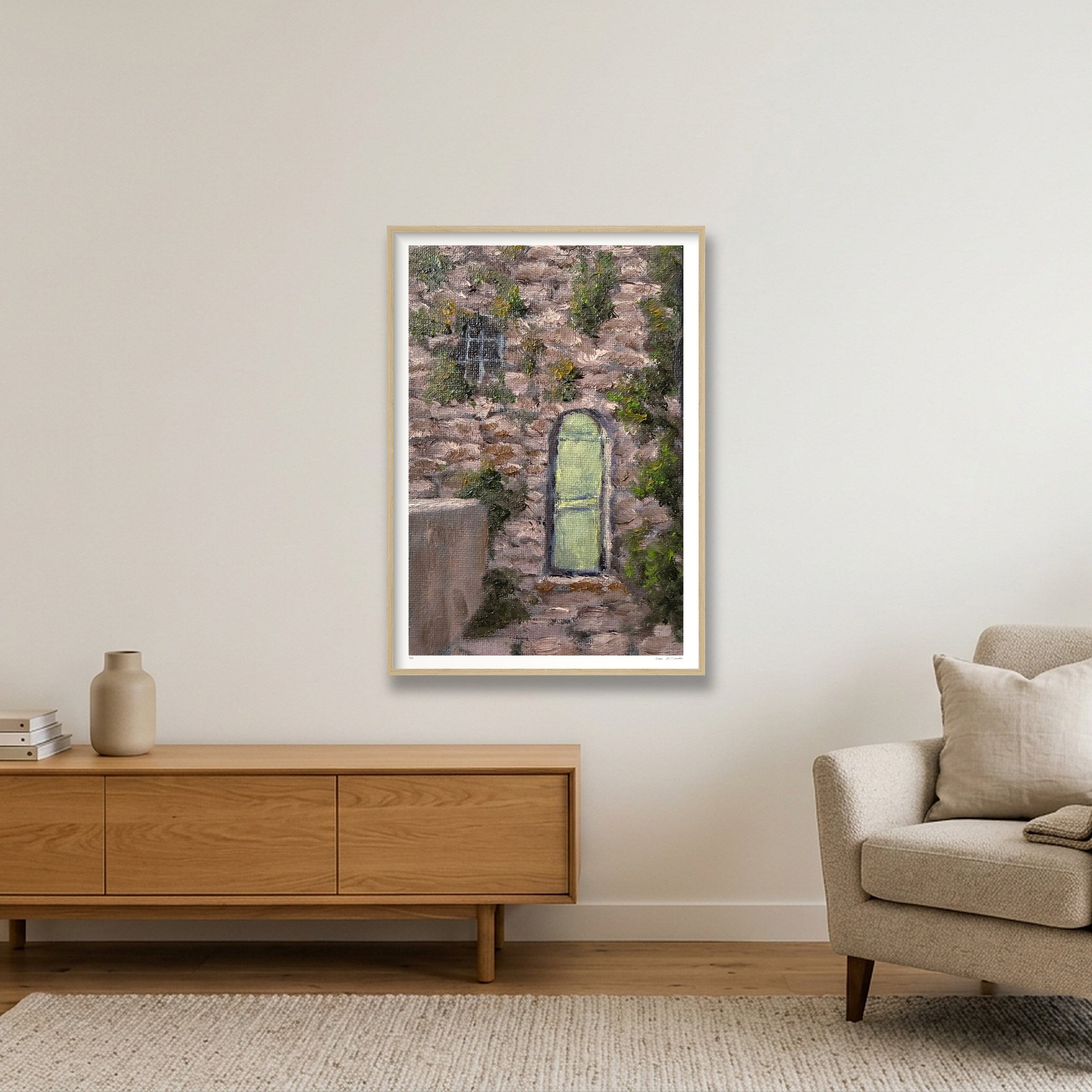 Ajul 01, Palestine  — 70×100cm, 28×39" Oak Frame