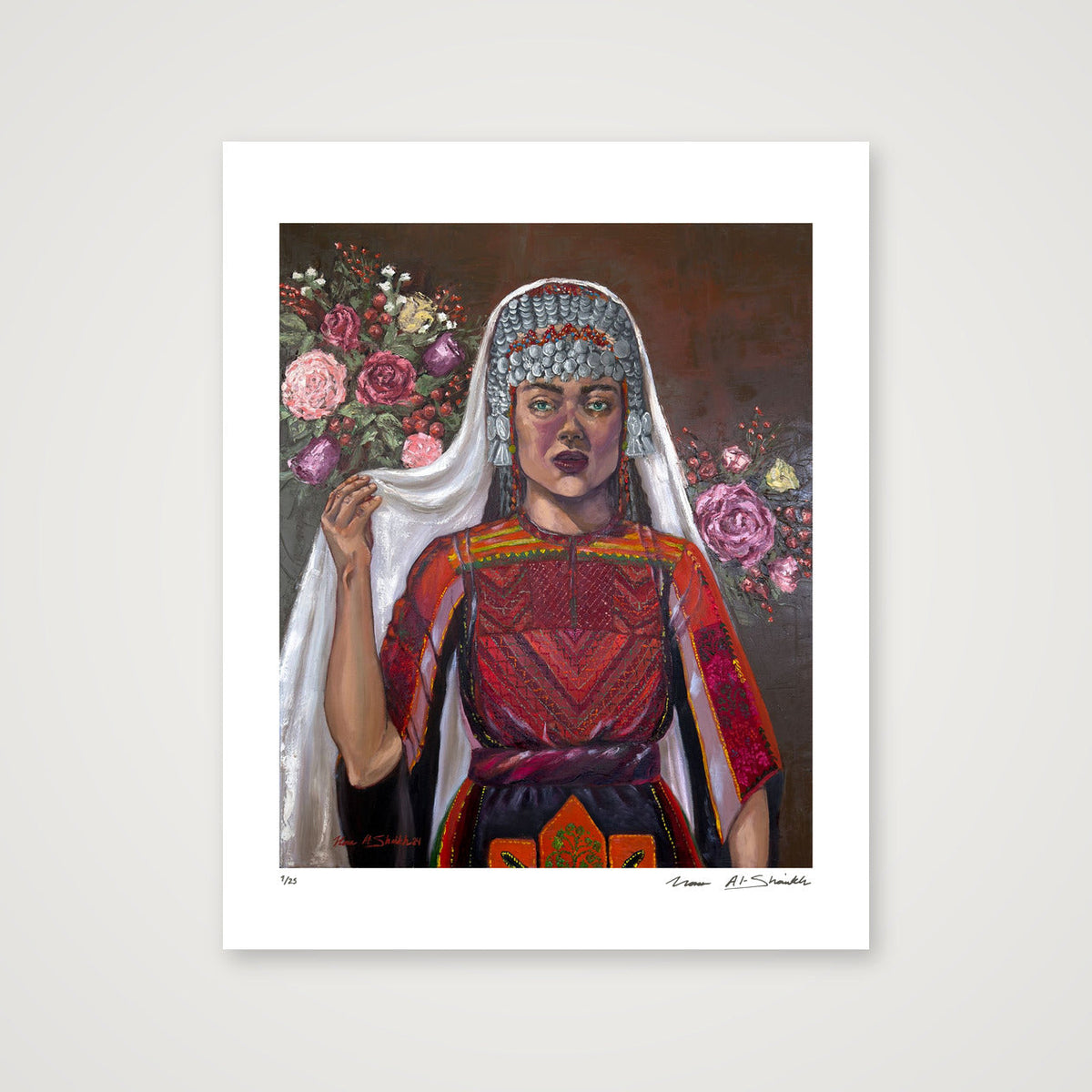 The Bride, Palestine — 40×50cm, 16×20" Print only