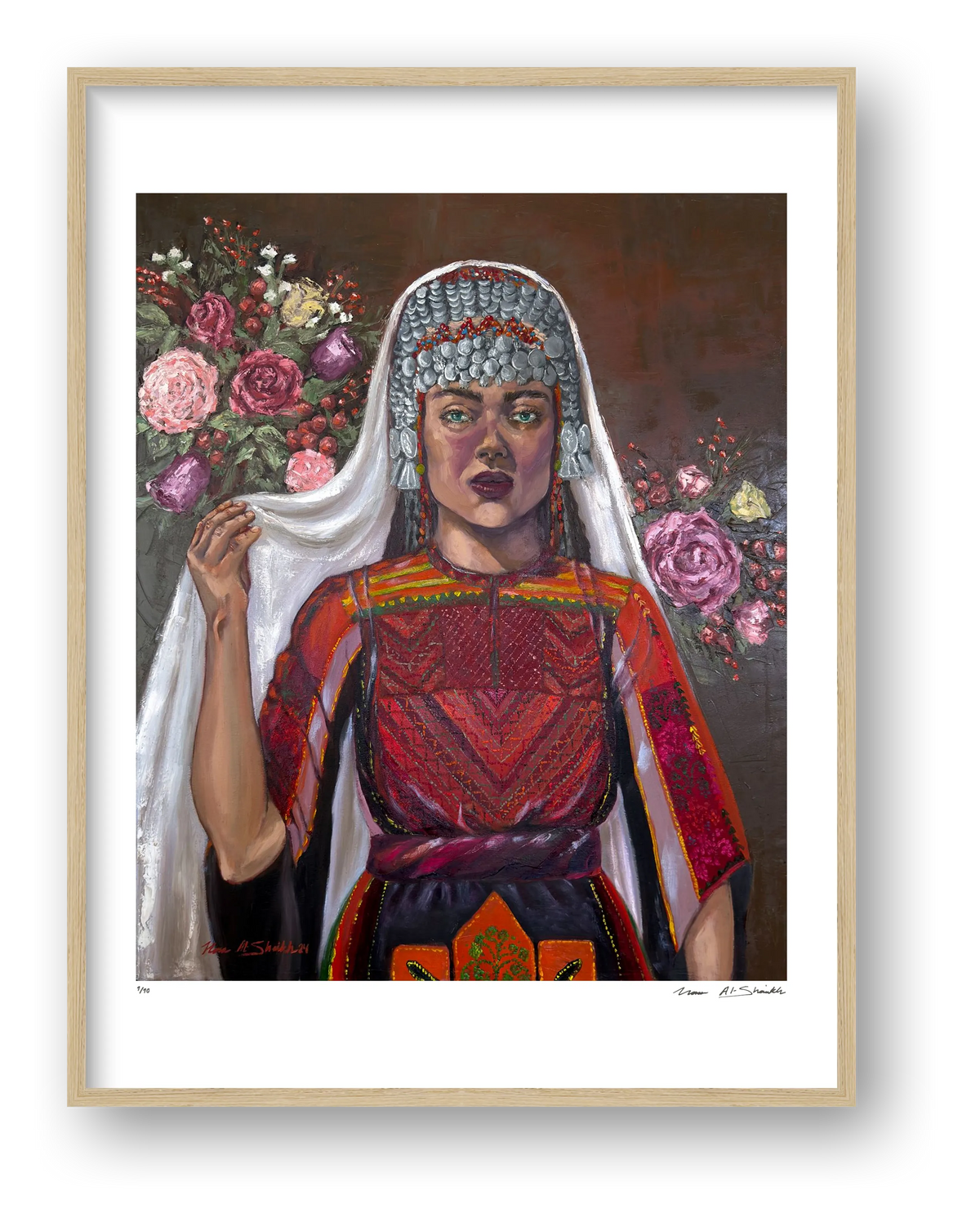 The Bride, Palestine — framed