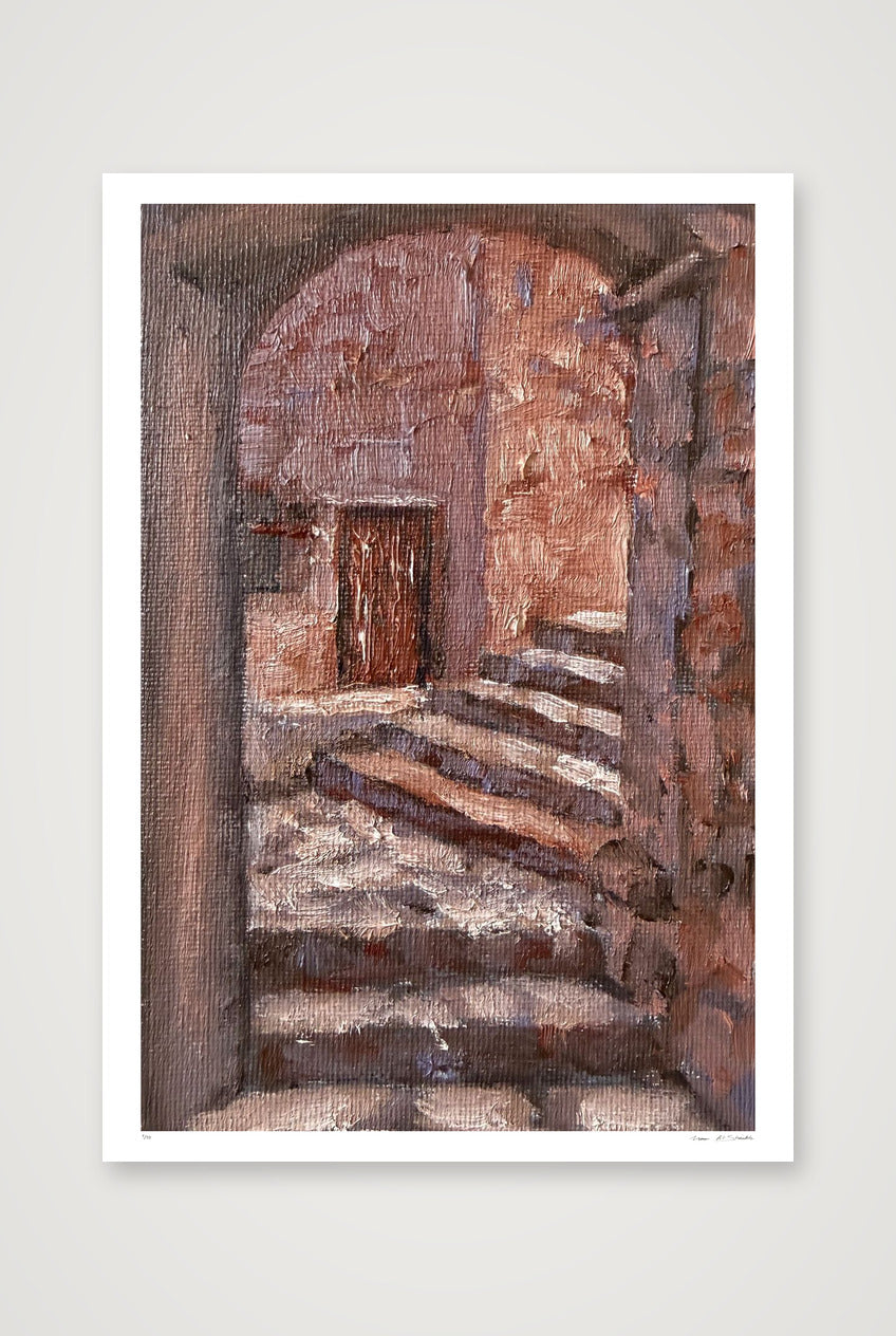 Inspired by Palestinian Villages — 70×100cm, 28×39" Print only