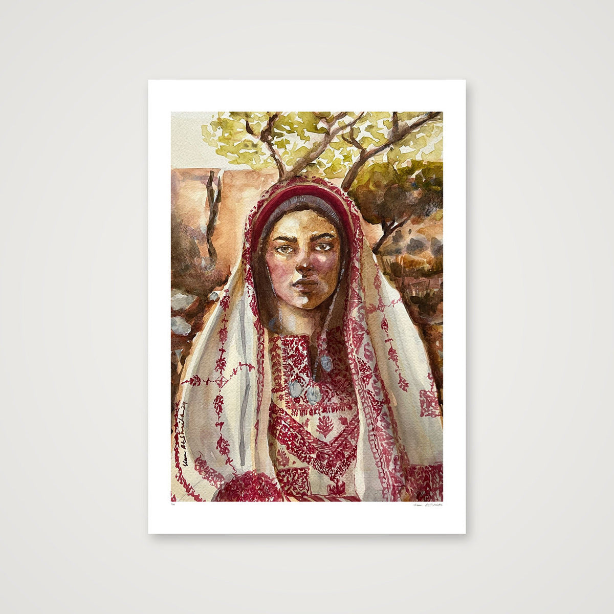Traditional Palestinian Thobe Series 05 — 70×100cm, 28×39" Print only