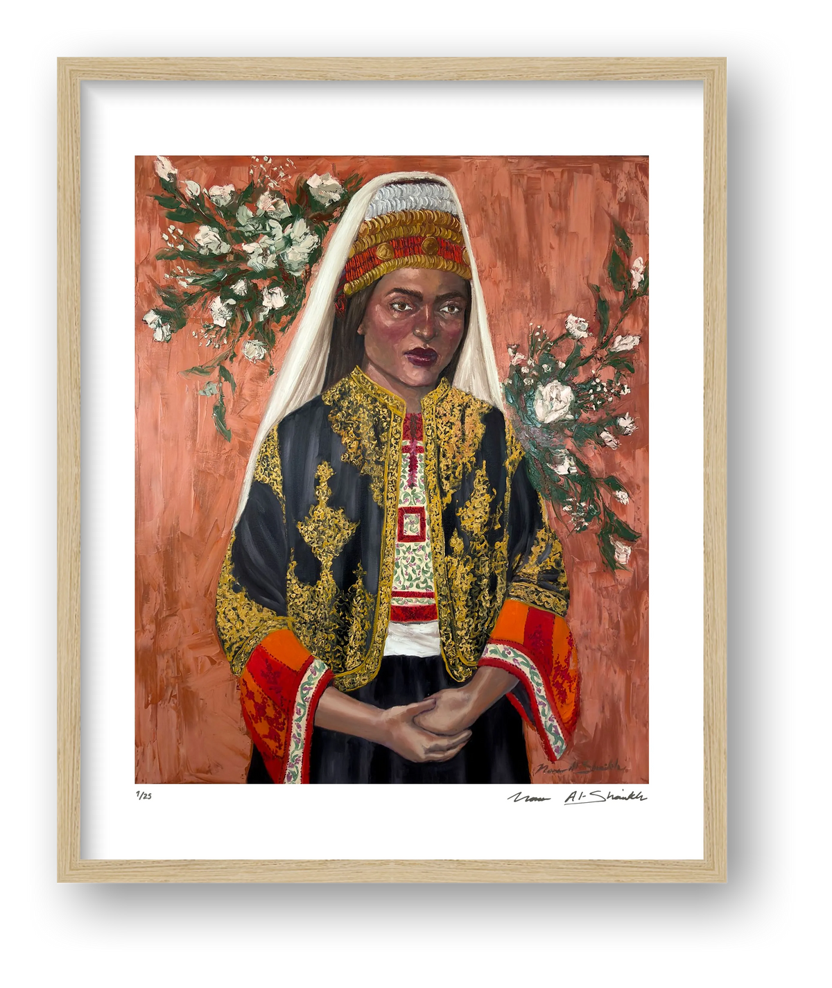 People Before 1948, Featuring Beit Lahm Thobe — framed
