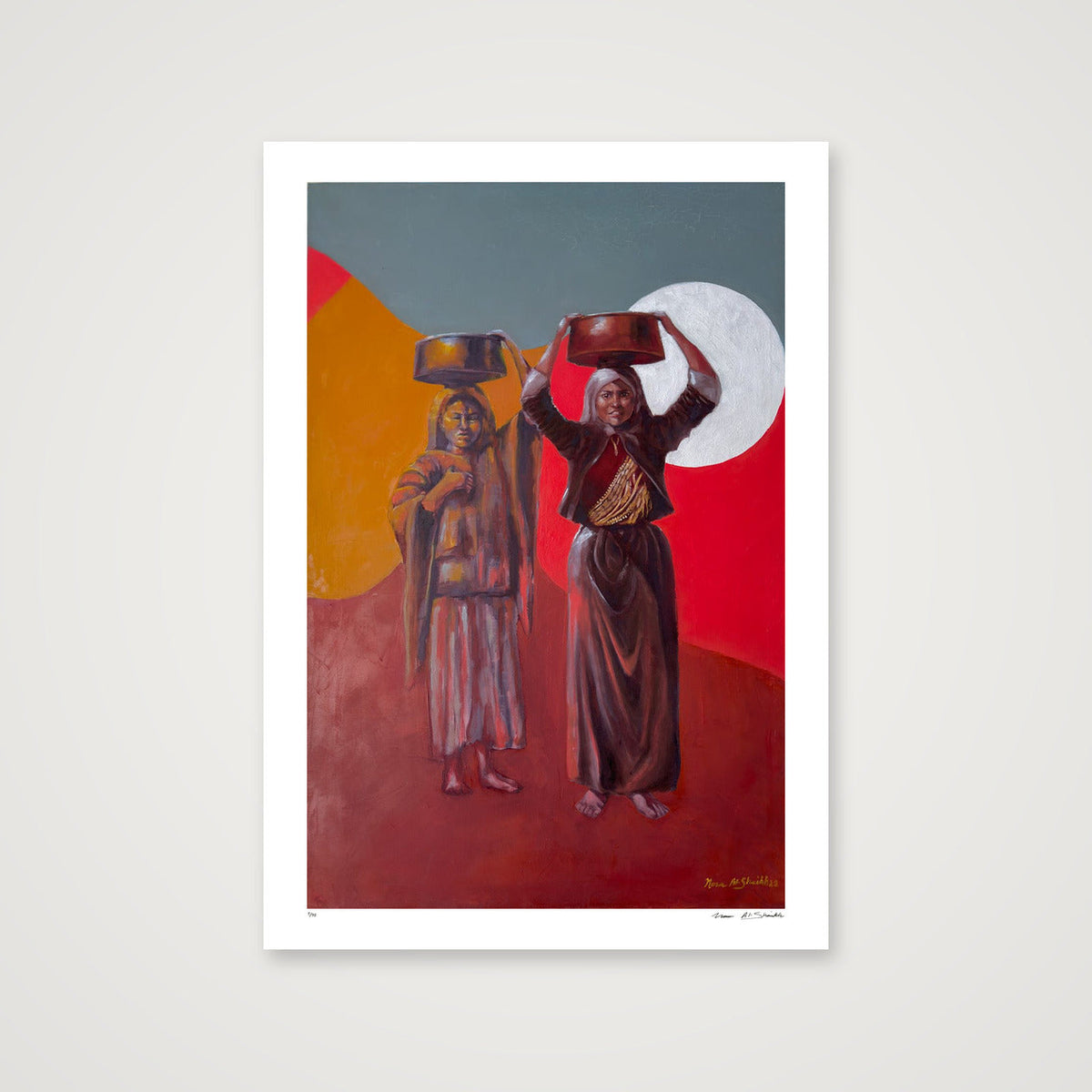 Women of Jerusalem 1890 — 70×100cm, 28×39" Print only