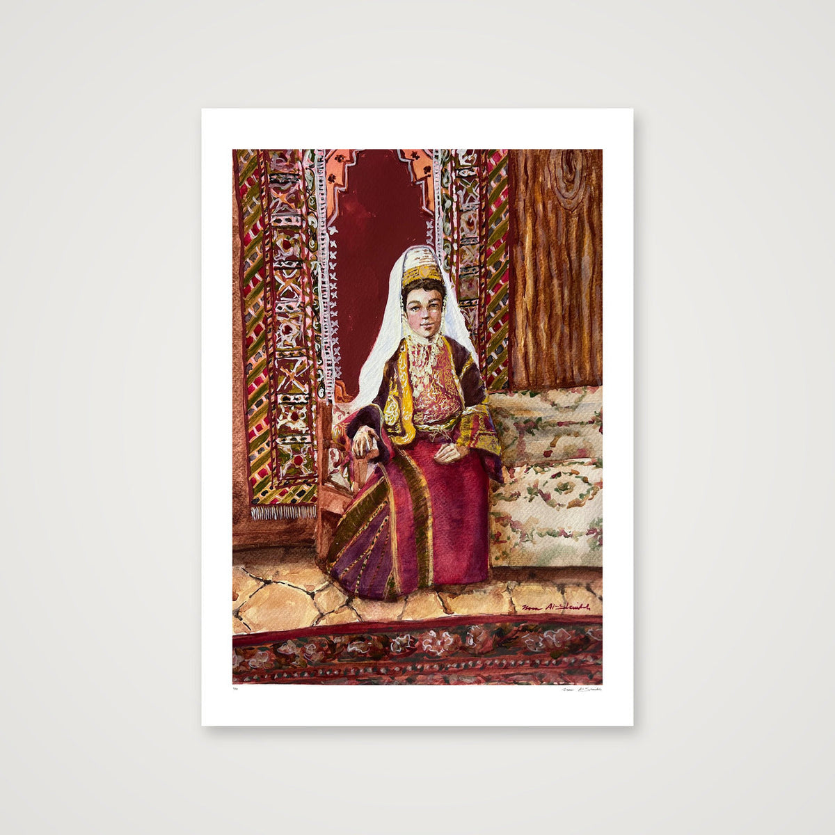 Traditional Palestinian Thobe Series 07 — 70×100cm, 28×39" Print only