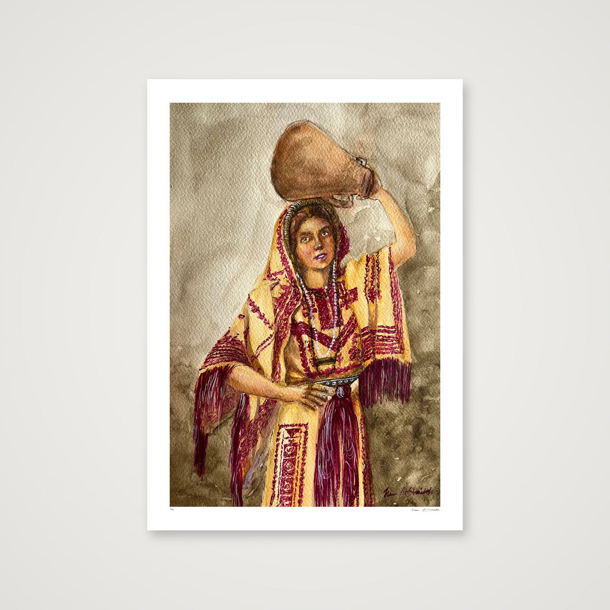 Traditional Palestinian Thobe Series 06 — 70×100cm, 28×39" Print only