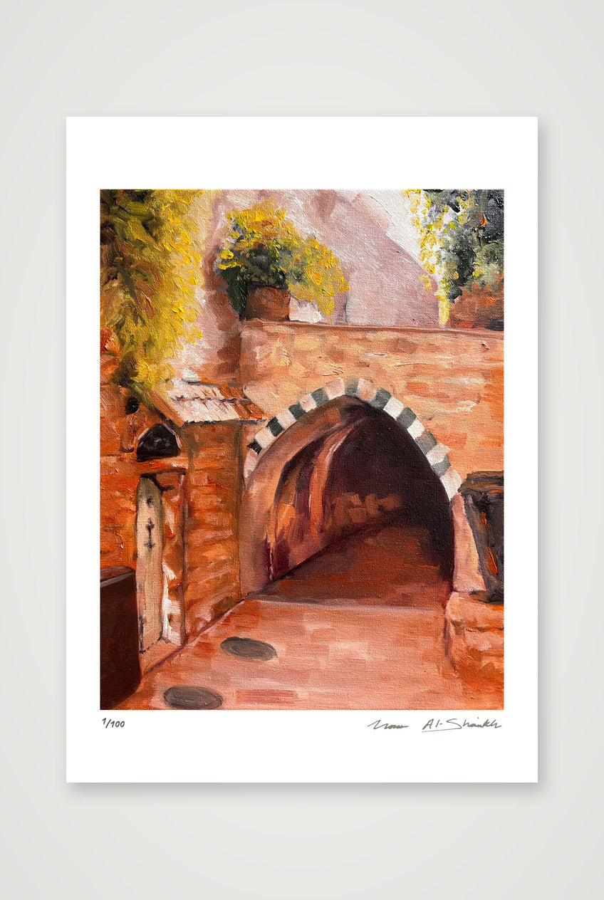Jerusalem Neighborhood, Palestine  — A4 (21×30cm, 8×12") Print only
