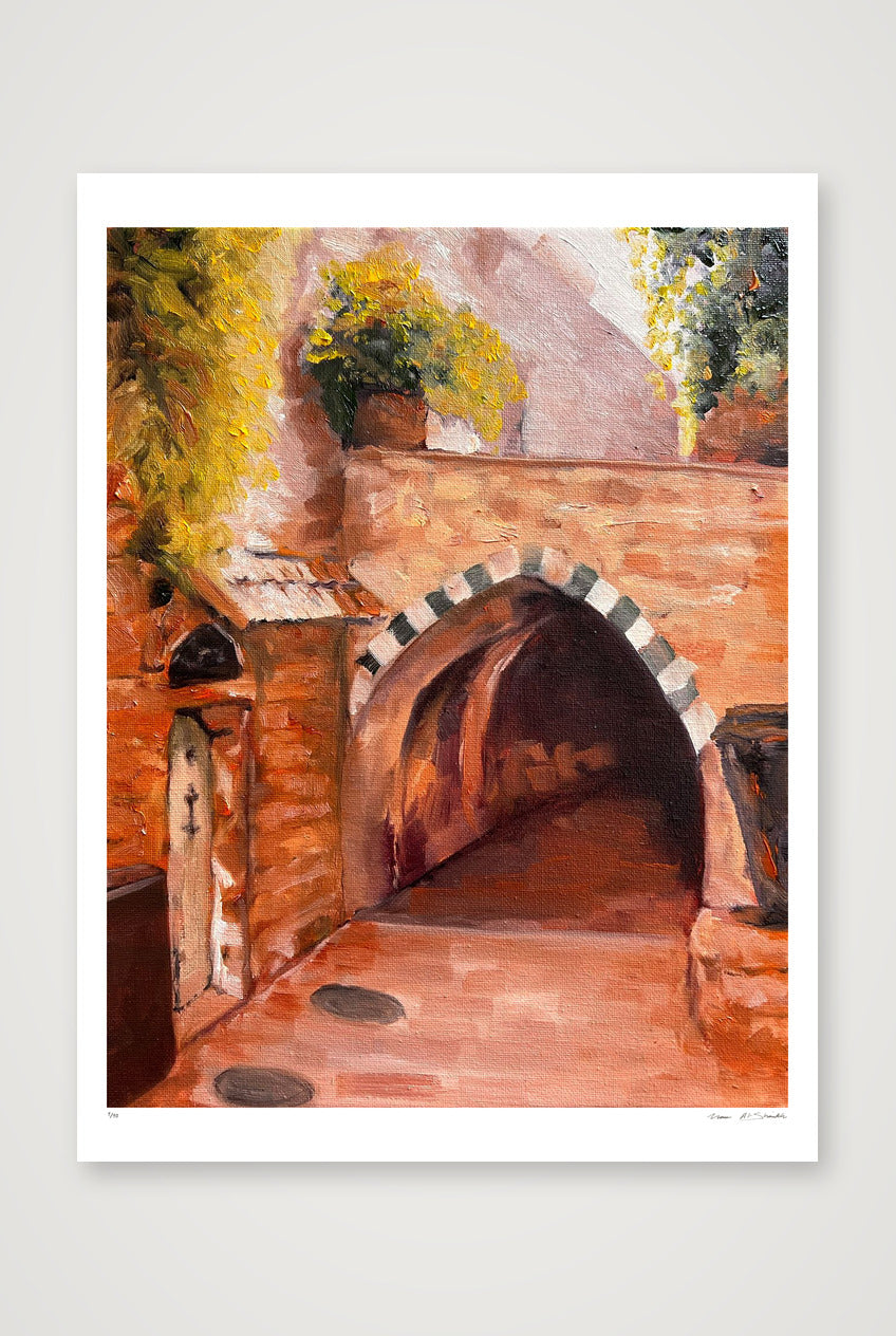 Jerusalem Neighborhood, Palestine  — 60×80cm, 24×31" Print only